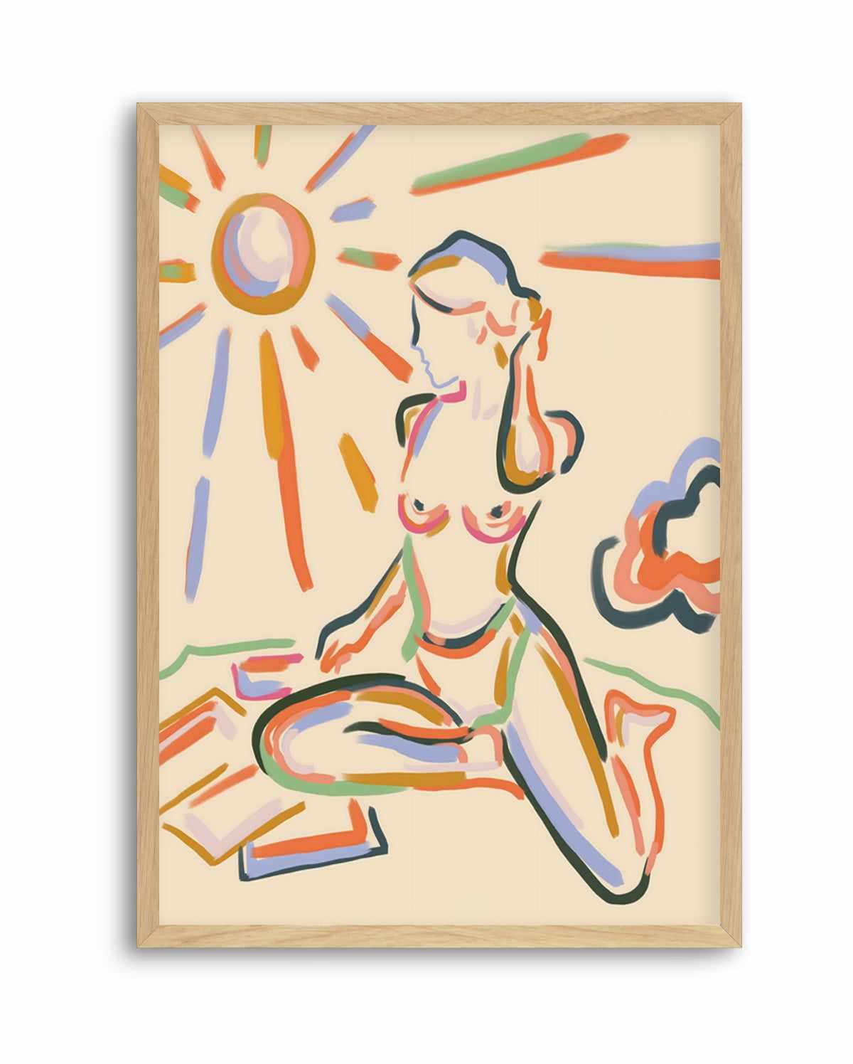 Self Love Summer by Uma Gokhale | Art Print from Olive et Oriel where you can shop wallpaper and artworks online