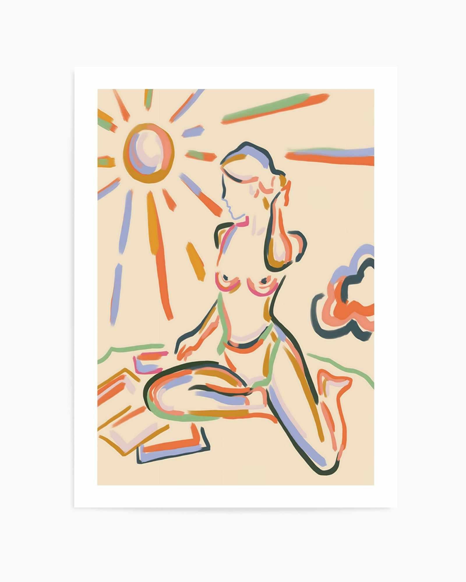 Self Love Summer by Uma Gokhale | Art Print from Olive et Oriel where you can shop wallpaper and artworks online