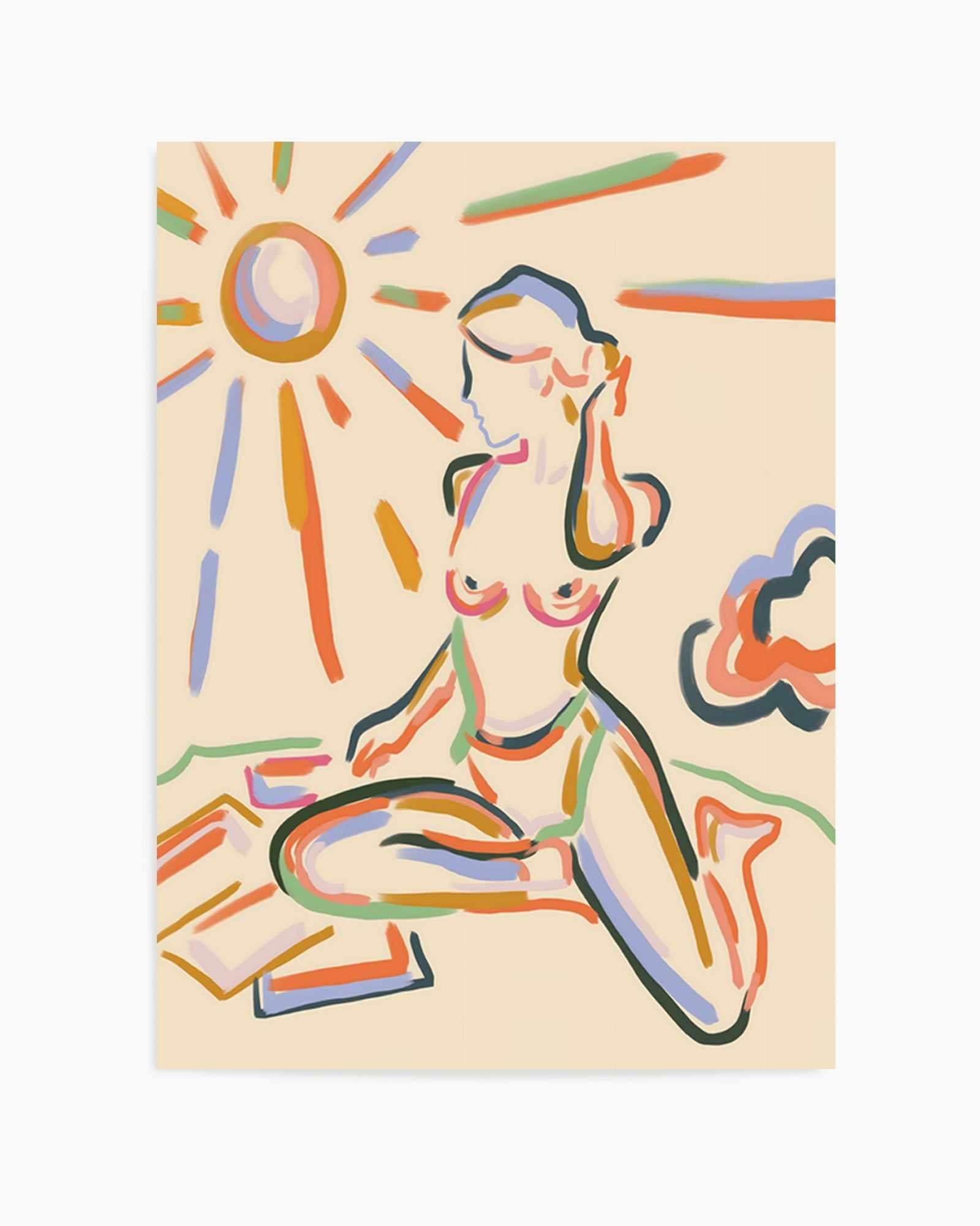 Self Love Summer by Uma Gokhale | Art Print from Olive et Oriel where you can shop wallpaper and artworks online