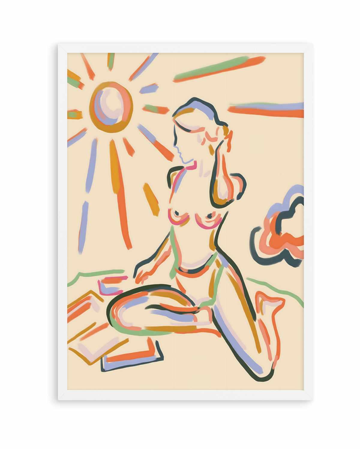 Self Love Summer by Uma Gokhale | Art Print from Olive et Oriel where you can shop wallpaper and artworks online
