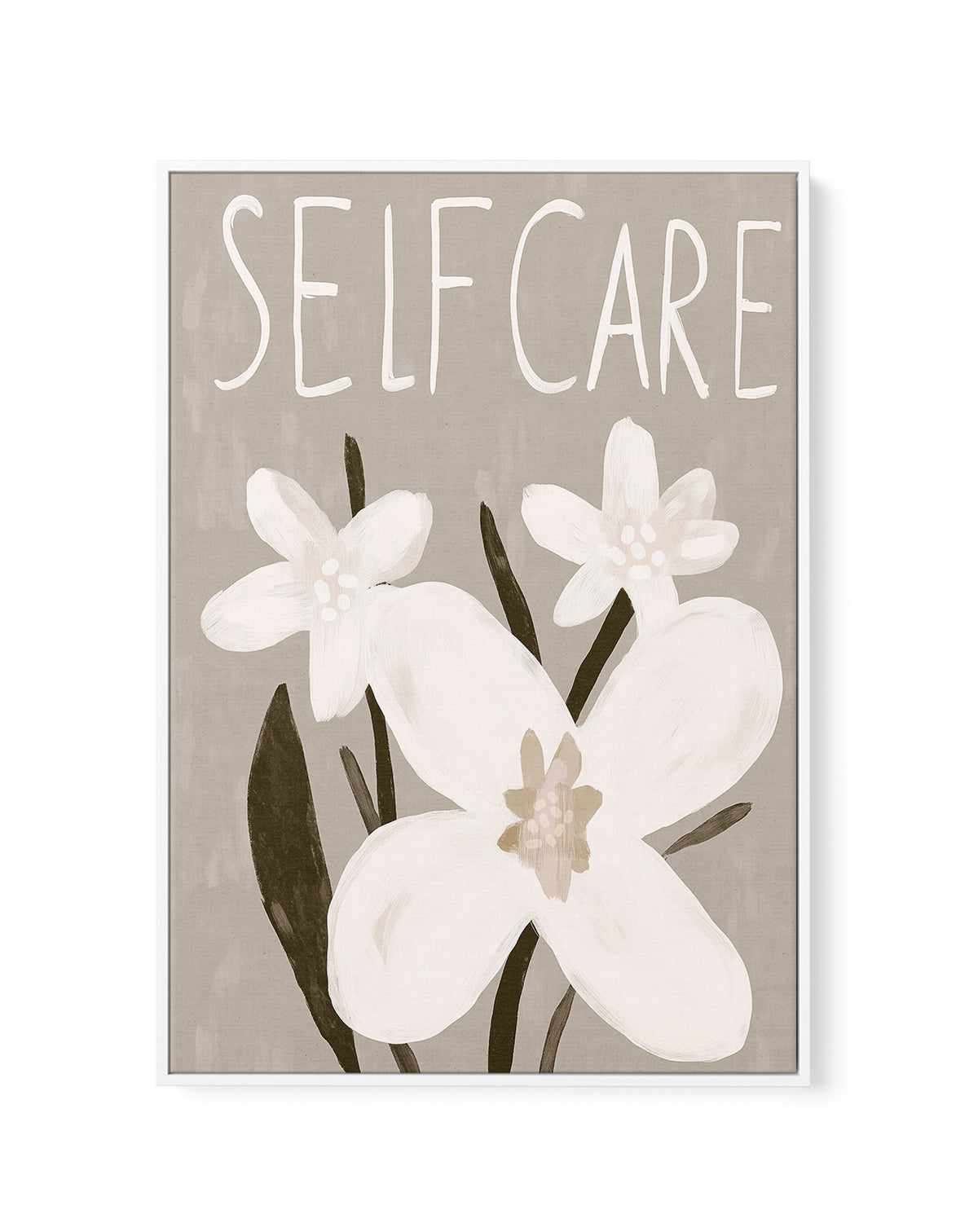 Selfcare | Framed Canvas Art Print