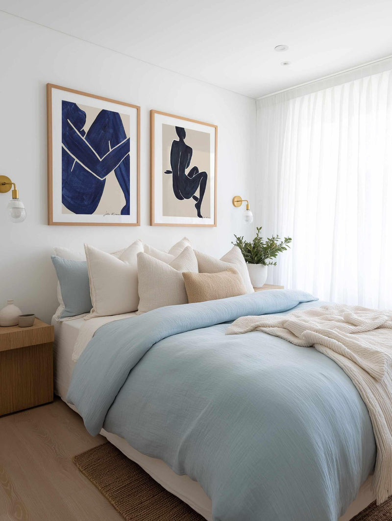 Woman Sitting by Sella Molenaar | Art Print from Olive et Oriel where you can shop wallpaper and artworks online