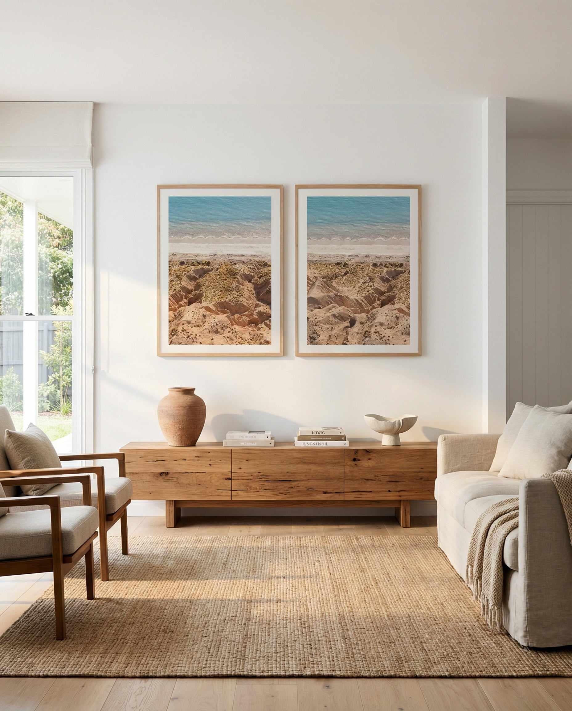 Sellicks I & II Art Print Set of 2 | Matching Wall Art from Olive et Oriel where you can shop wallpaper and artworks online