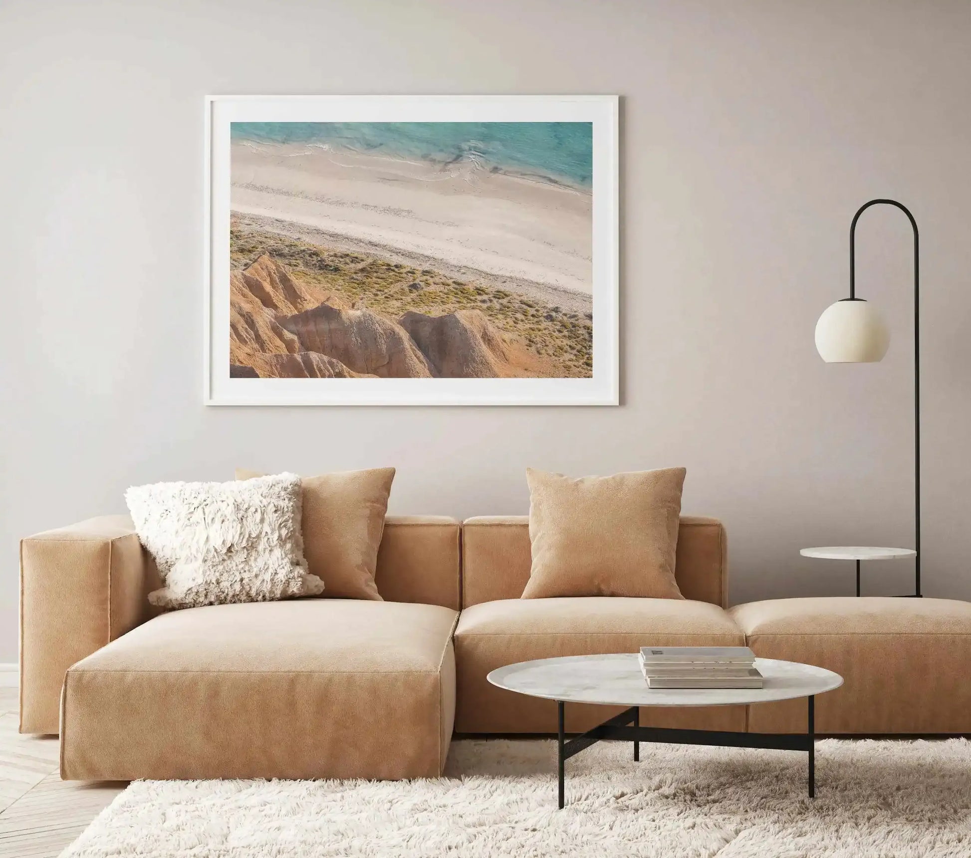 Sellicks View LS Art Print-PRINT-Olive et Oriel-Olive et Oriel-Buy-Australian-Art-Prints-Online-with-Olive-et-Oriel-Your-Artwork-Specialists-Austrailia-Decorate-With-Coastal-Photo-Wall-Art-Prints-From-Our-Beach-House-Artwork-Collection-Fine-Poster-and-Framed-Artwork