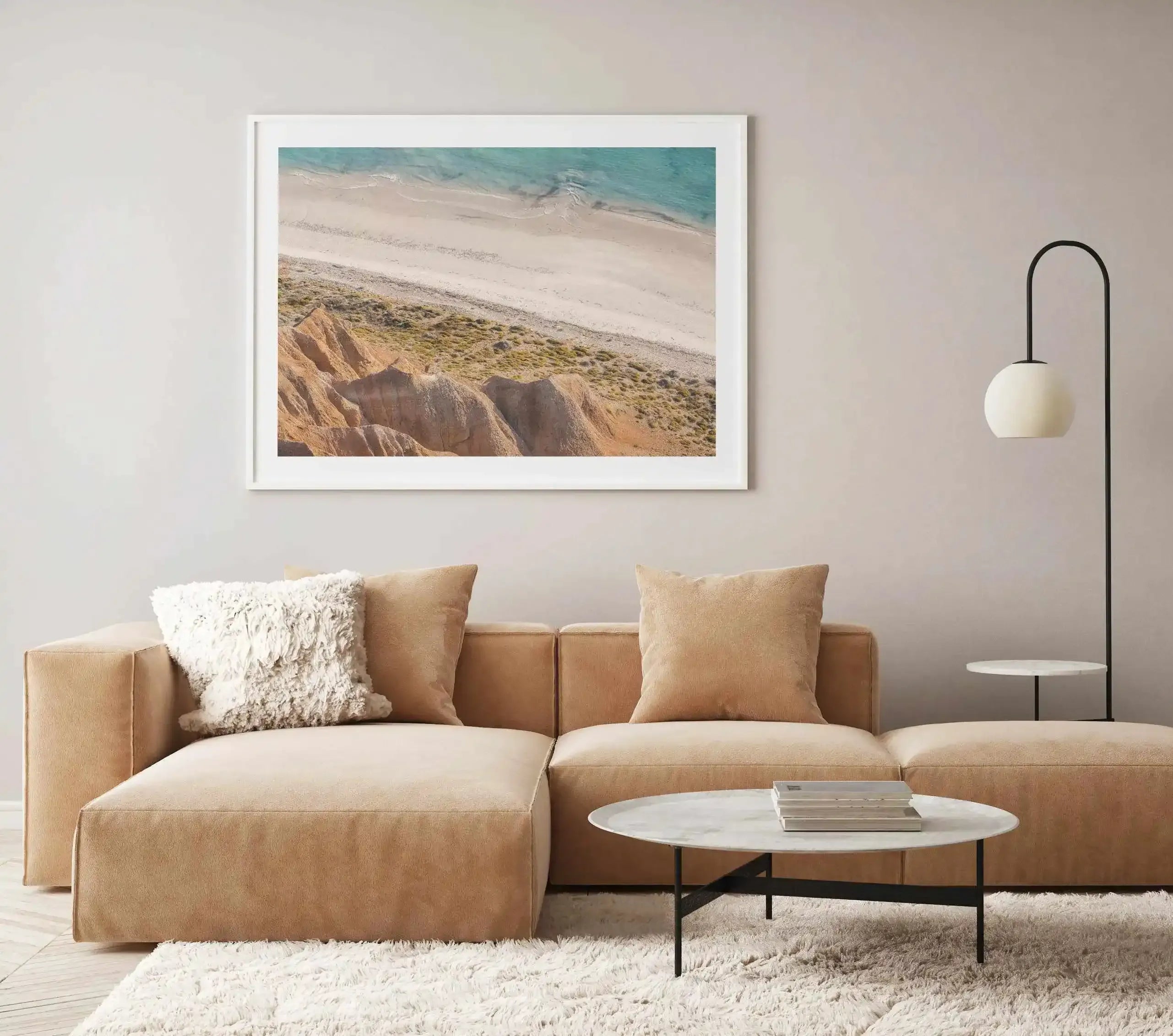 Sellicks View LS Art Print-PRINT-Olive et Oriel-Olive et Oriel-Buy-Australian-Art-Prints-Online-with-Olive-et-Oriel-Your-Artwork-Specialists-Austrailia-Decorate-With-Coastal-Photo-Wall-Art-Prints-From-Our-Beach-House-Artwork-Collection-Fine-Poster-and-Framed-Artwork