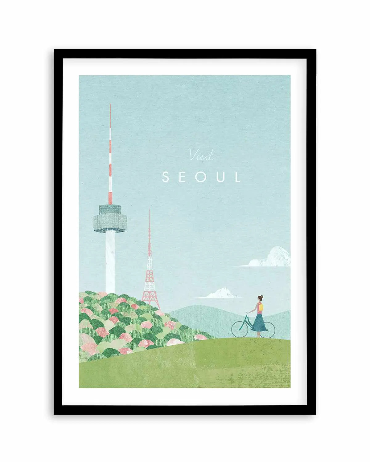 Seoul by Henry Rivers Art Print from Olive et Oriel where you can shop wallpaper and artworks online