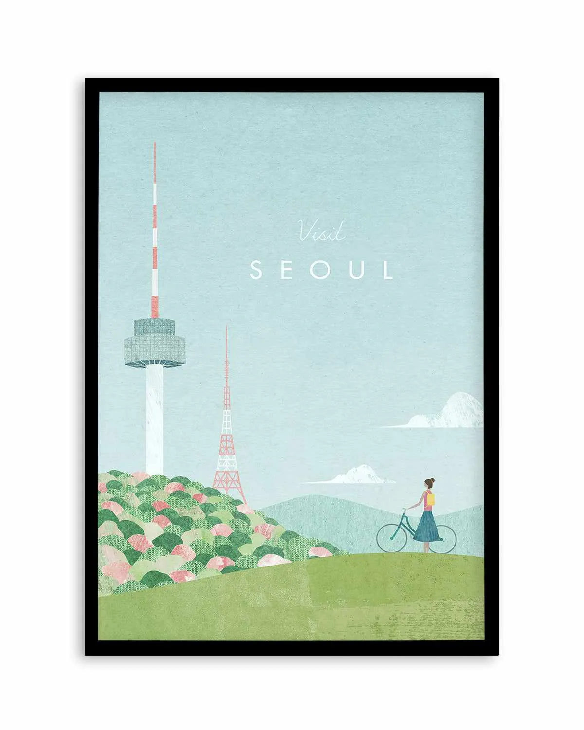 Seoul by Henry Rivers Art Print from Olive et Oriel where you can shop wallpaper and artworks online