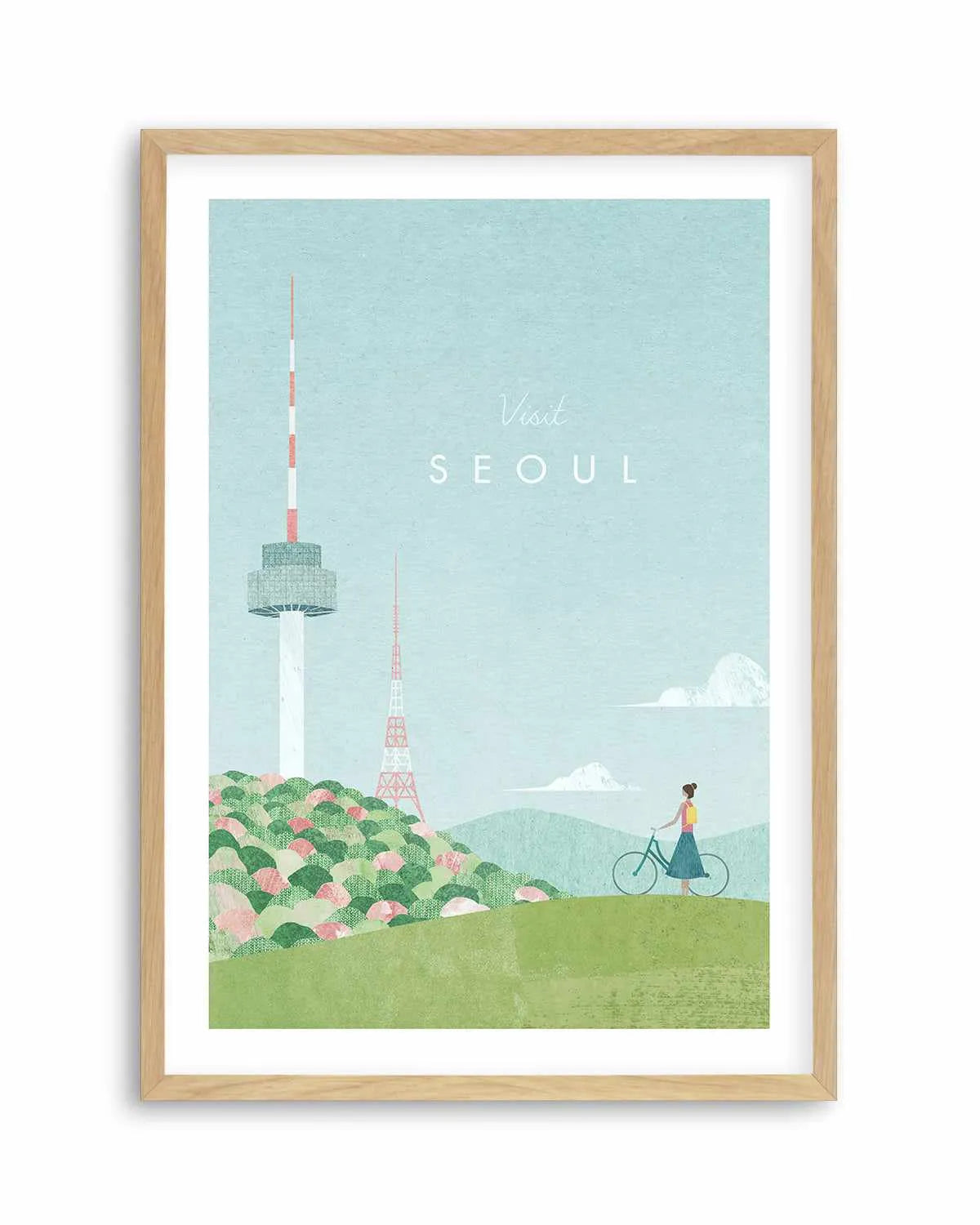 Seoul by Henry Rivers Art Print from Olive et Oriel where you can shop wallpaper and artworks online