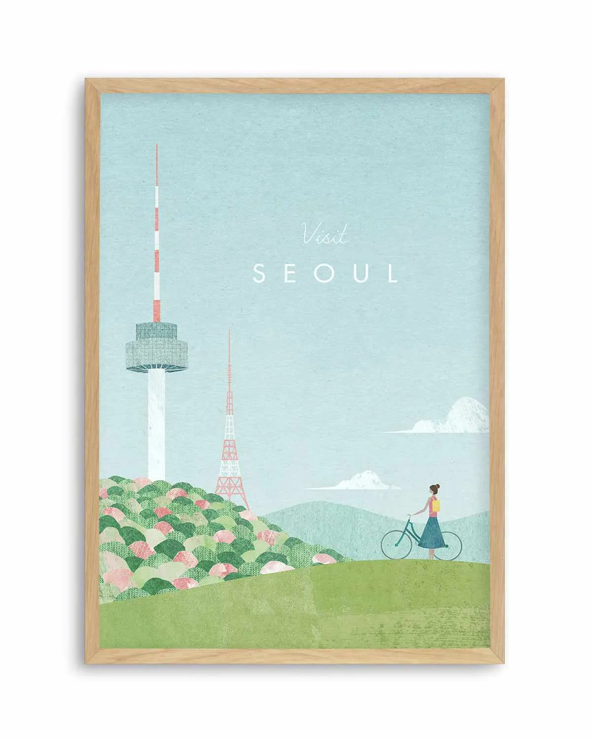 Seoul by Henry Rivers Art Print from Olive et Oriel where you can shop wallpaper and artworks online