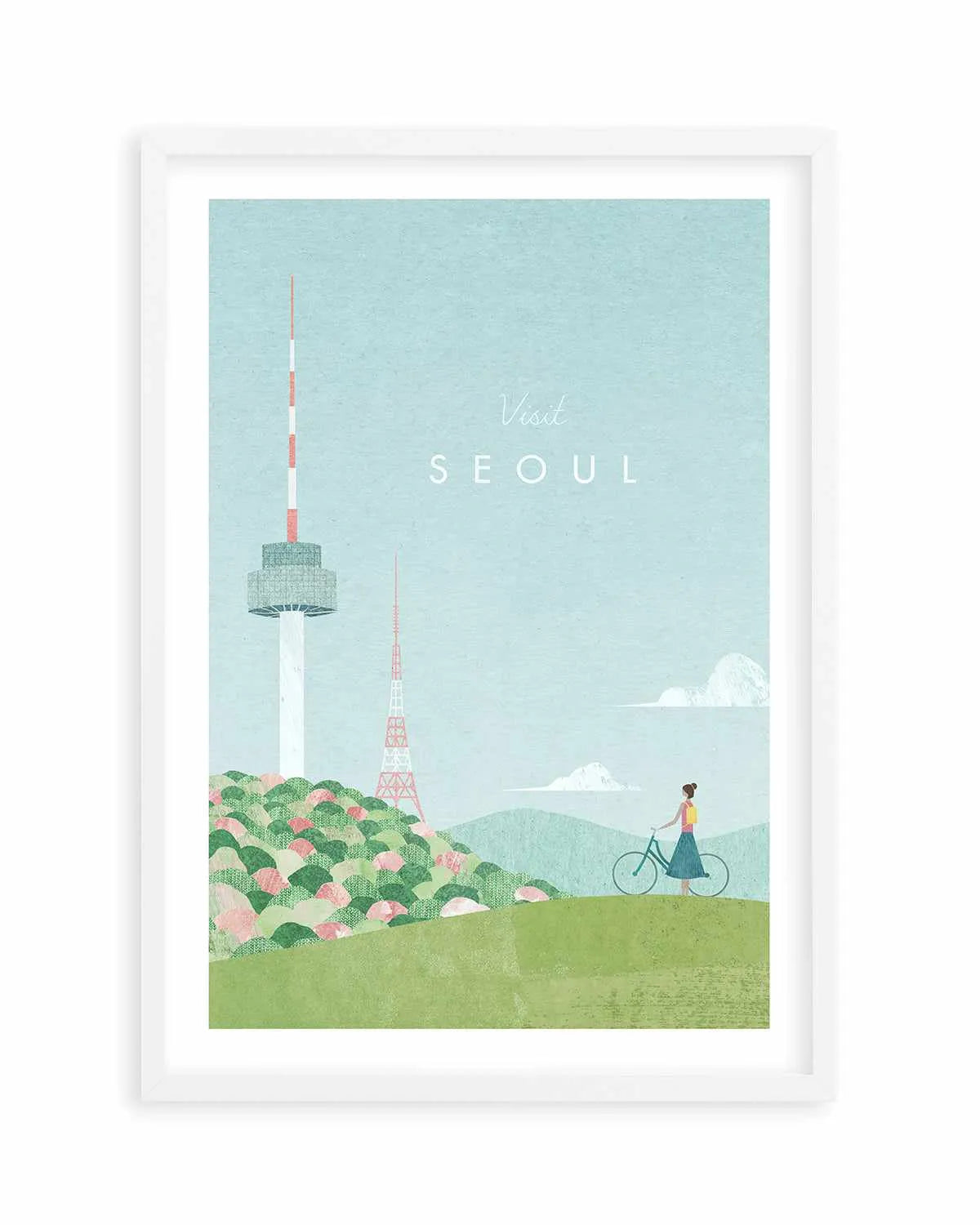 Seoul by Henry Rivers Art Print from Olive et Oriel where you can shop wallpaper and artworks online