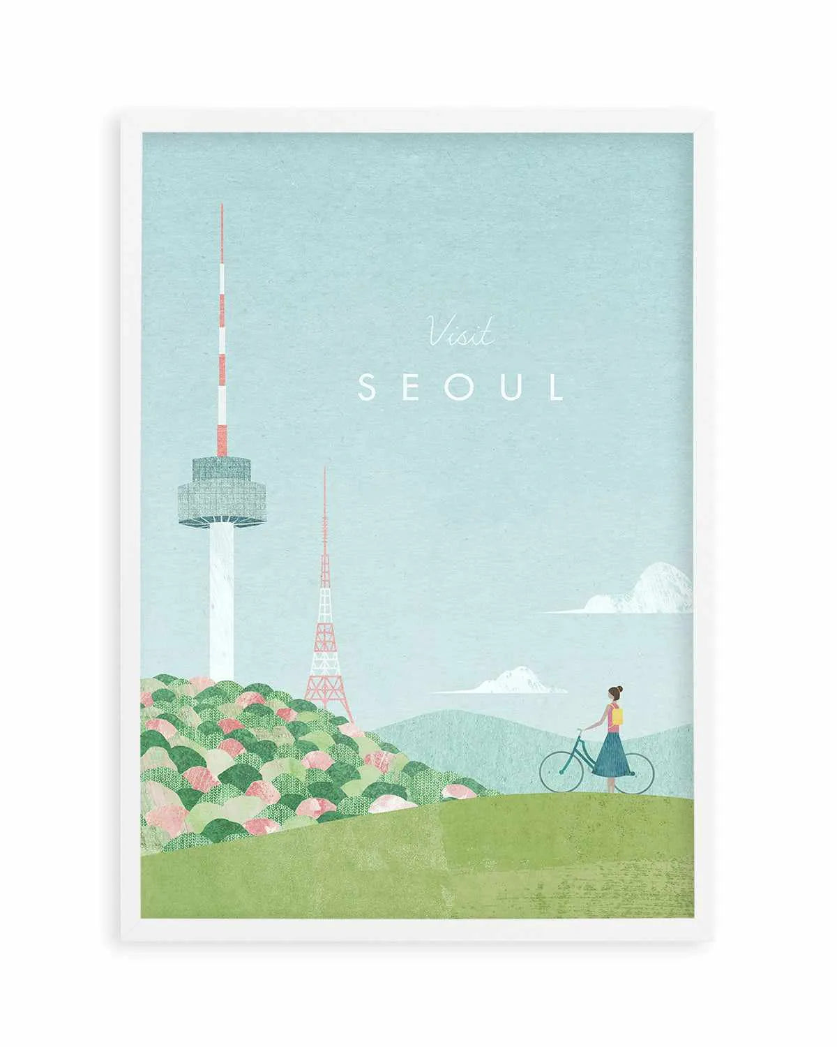 Seoul by Henry Rivers Art Print from Olive et Oriel where you can shop wallpaper and artworks online