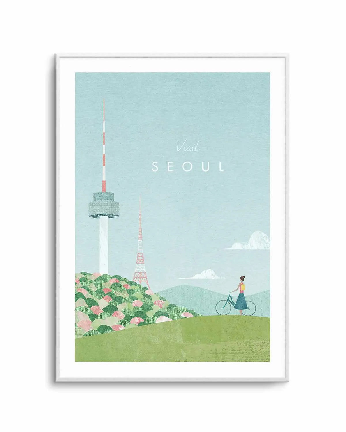 Seoul by Henry Rivers Art Print from Olive et Oriel where you can shop wallpaper and artworks online