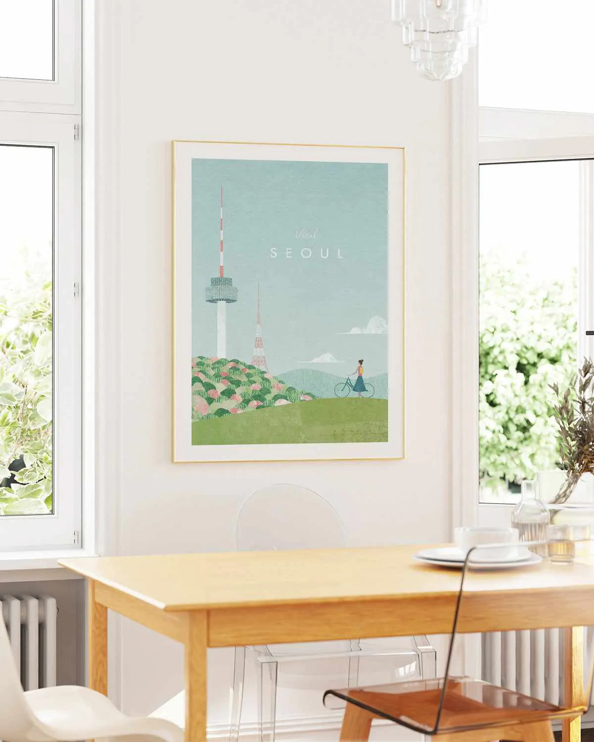 Seoul by Henry Rivers Art Print from Olive et Oriel where you can shop wallpaper and artworks online