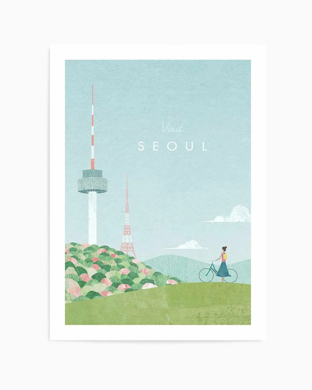 Seoul by Henry Rivers Art Print from Olive et Oriel where you can shop wallpaper and artworks online