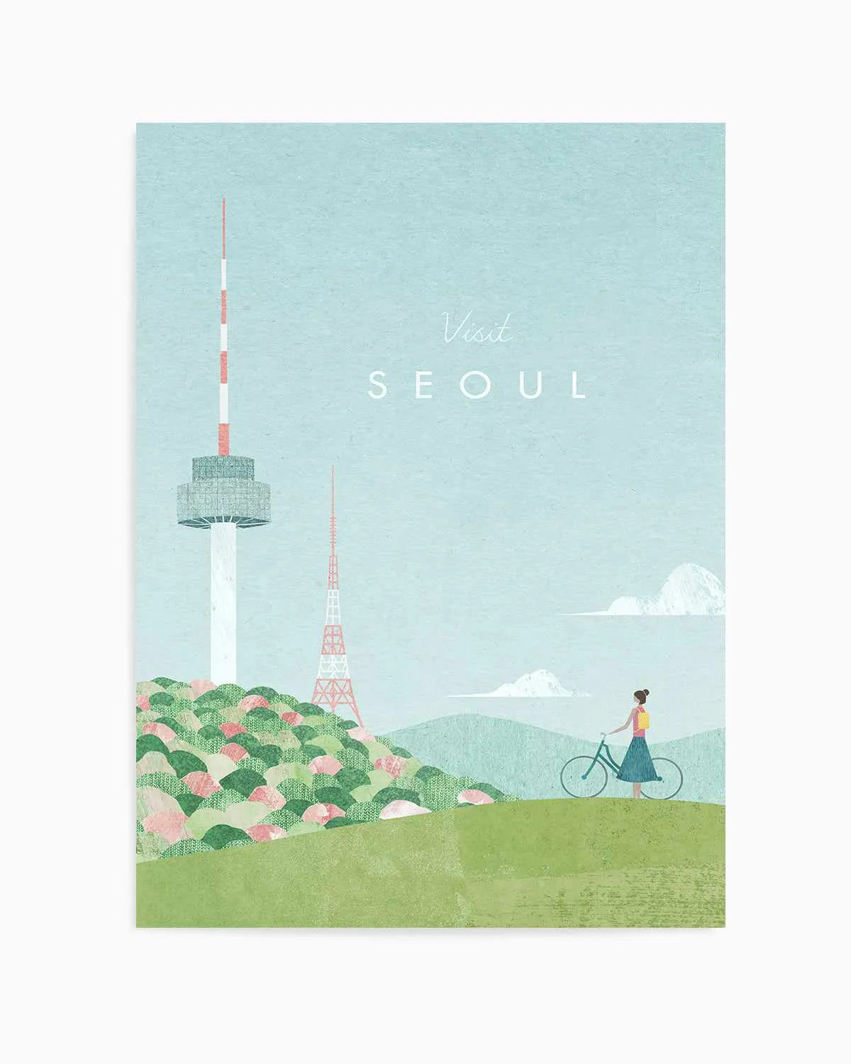 Seoul by Henry Rivers Art Print from Olive et Oriel where you can shop wallpaper and artworks online