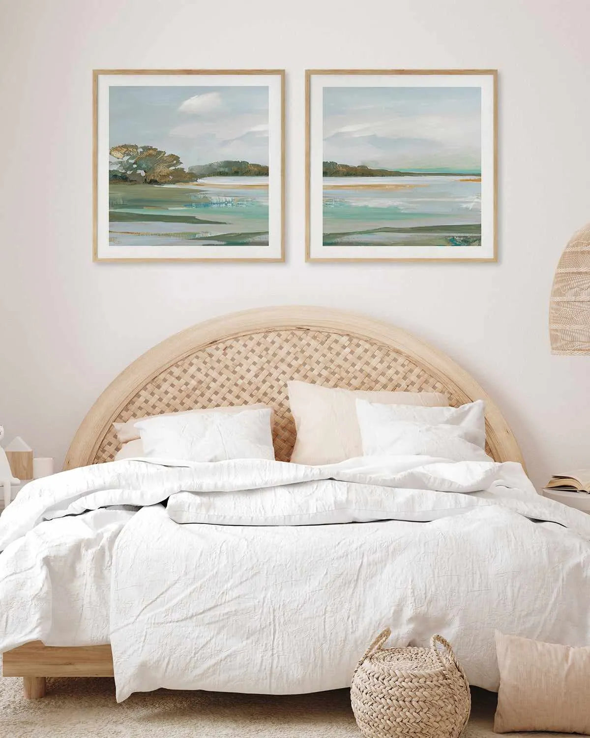 Serene Blue I Art Print from Olive et Oriel where you can shop wallpaper and artworks online