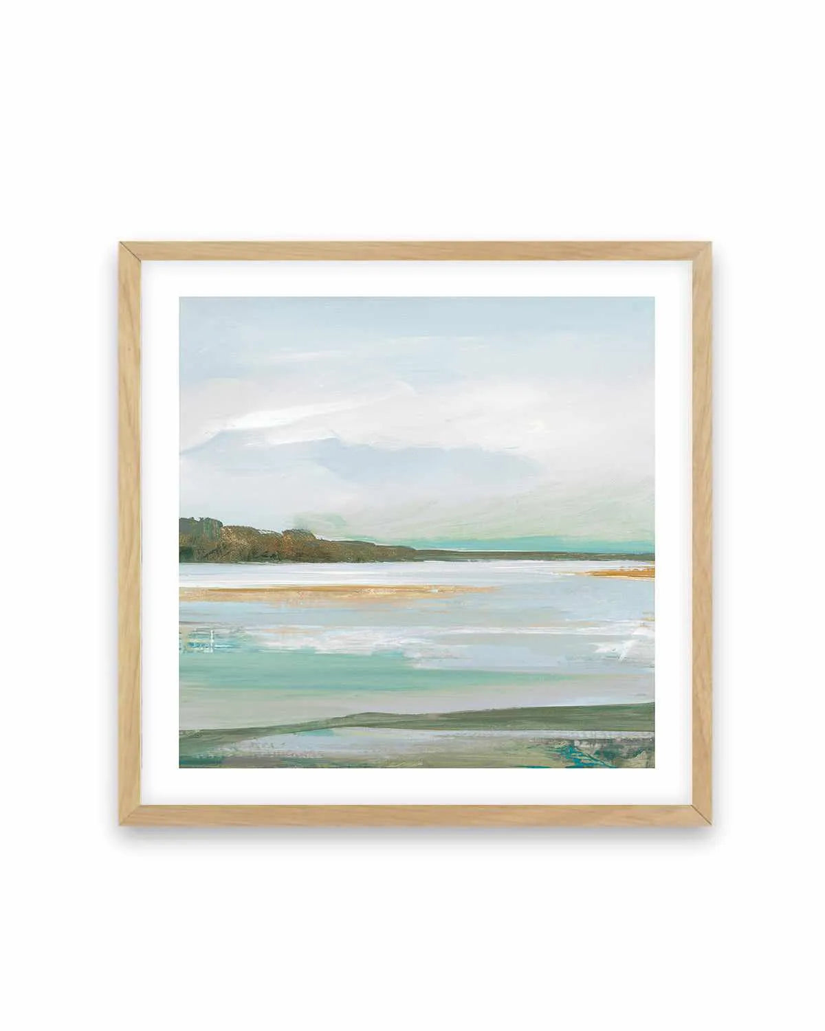 Serene Blue I Right SQ Art Print from Olive et Oriel where you can shop wallpaper and artworks online