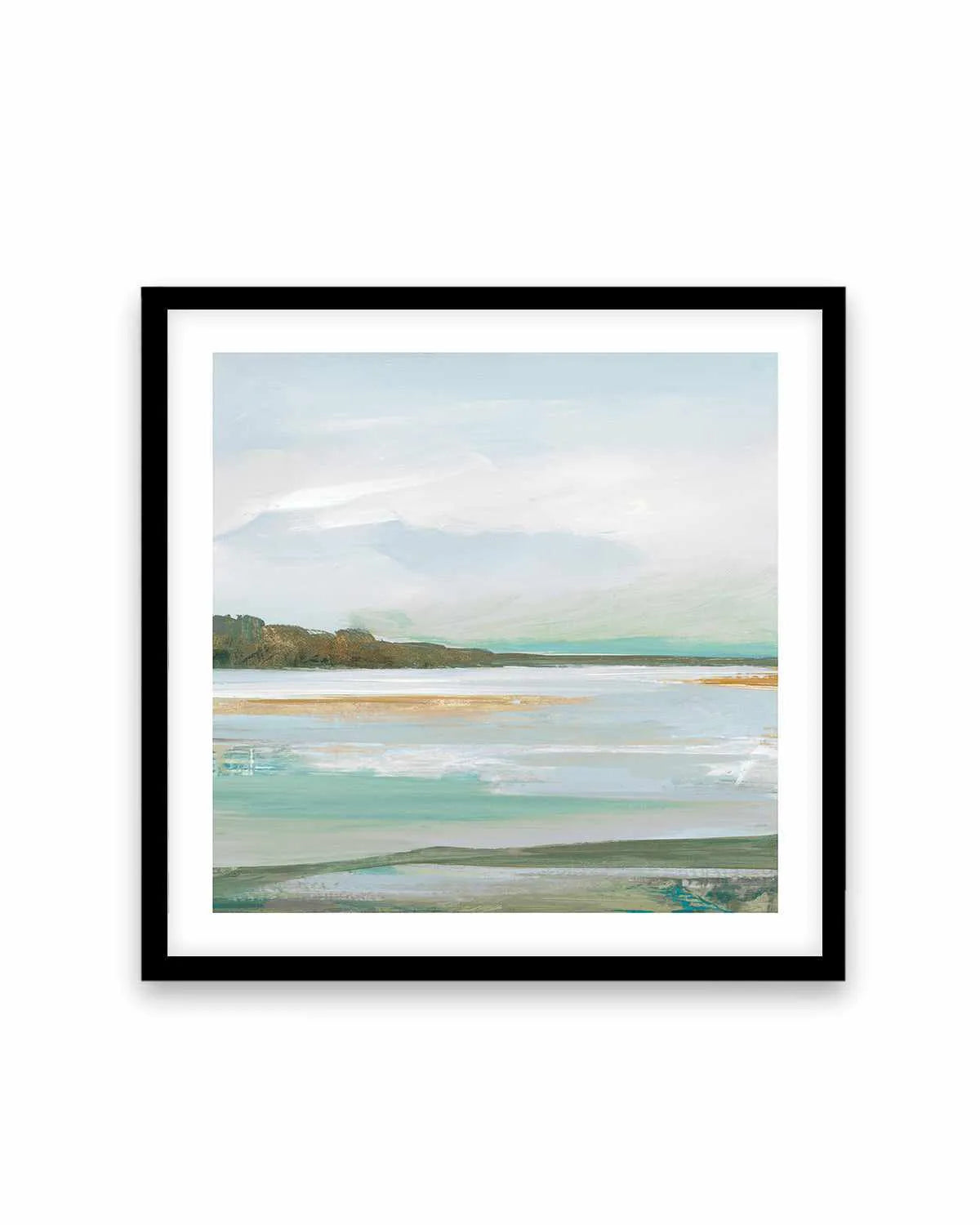 Serene Blue I Right SQ Art Print from Olive et Oriel where you can shop wallpaper and artworks online