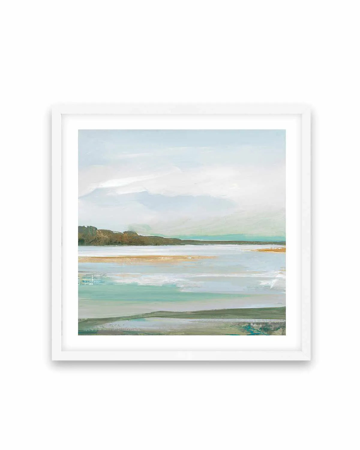 Serene Blue I Right SQ Art Print from Olive et Oriel where you can shop wallpaper and artworks online