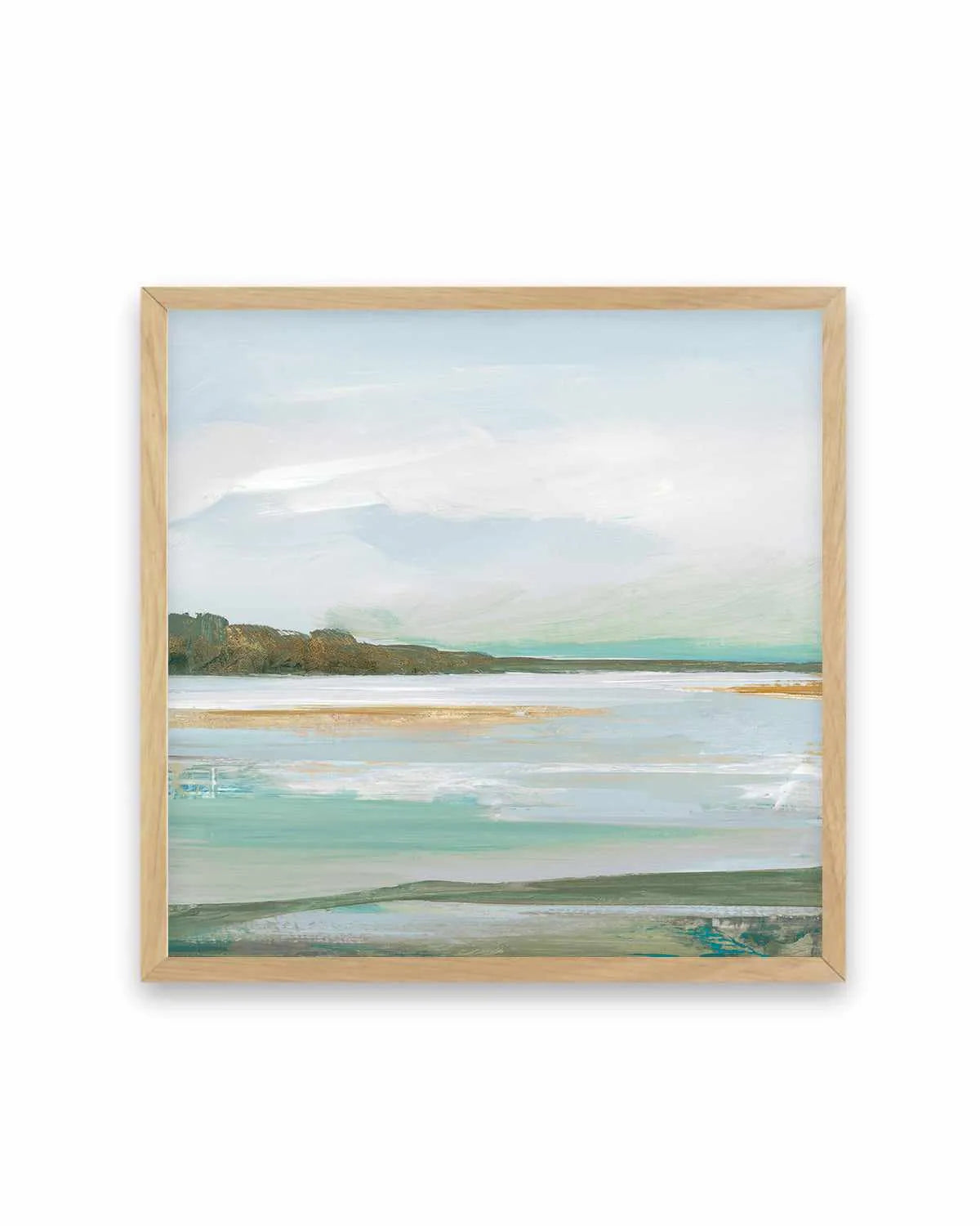 Serene Blue I Right SQ Art Print from Olive et Oriel where you can shop wallpaper and artworks online