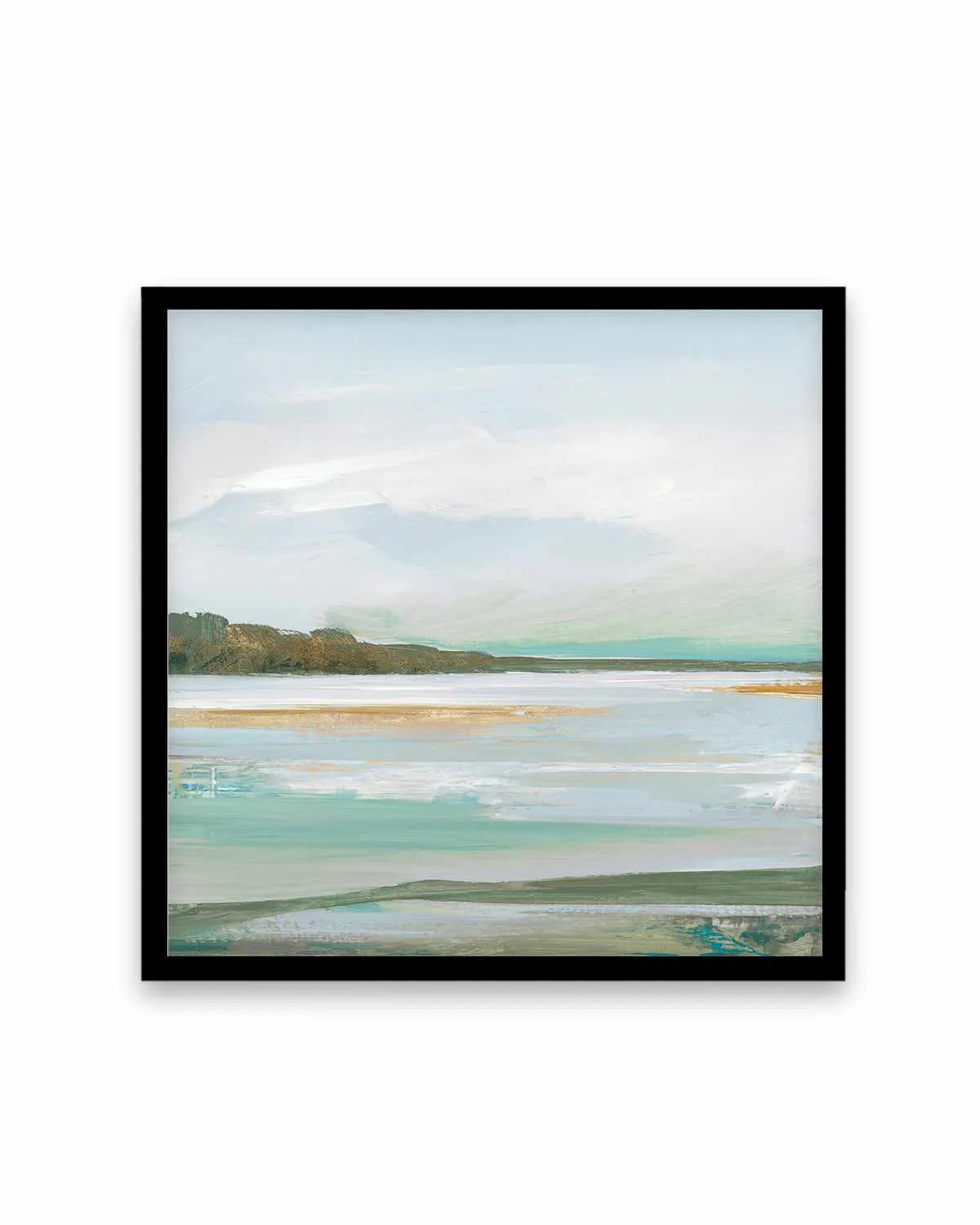 Serene Blue I Right SQ Art Print from Olive et Oriel where you can shop wallpaper and artworks online