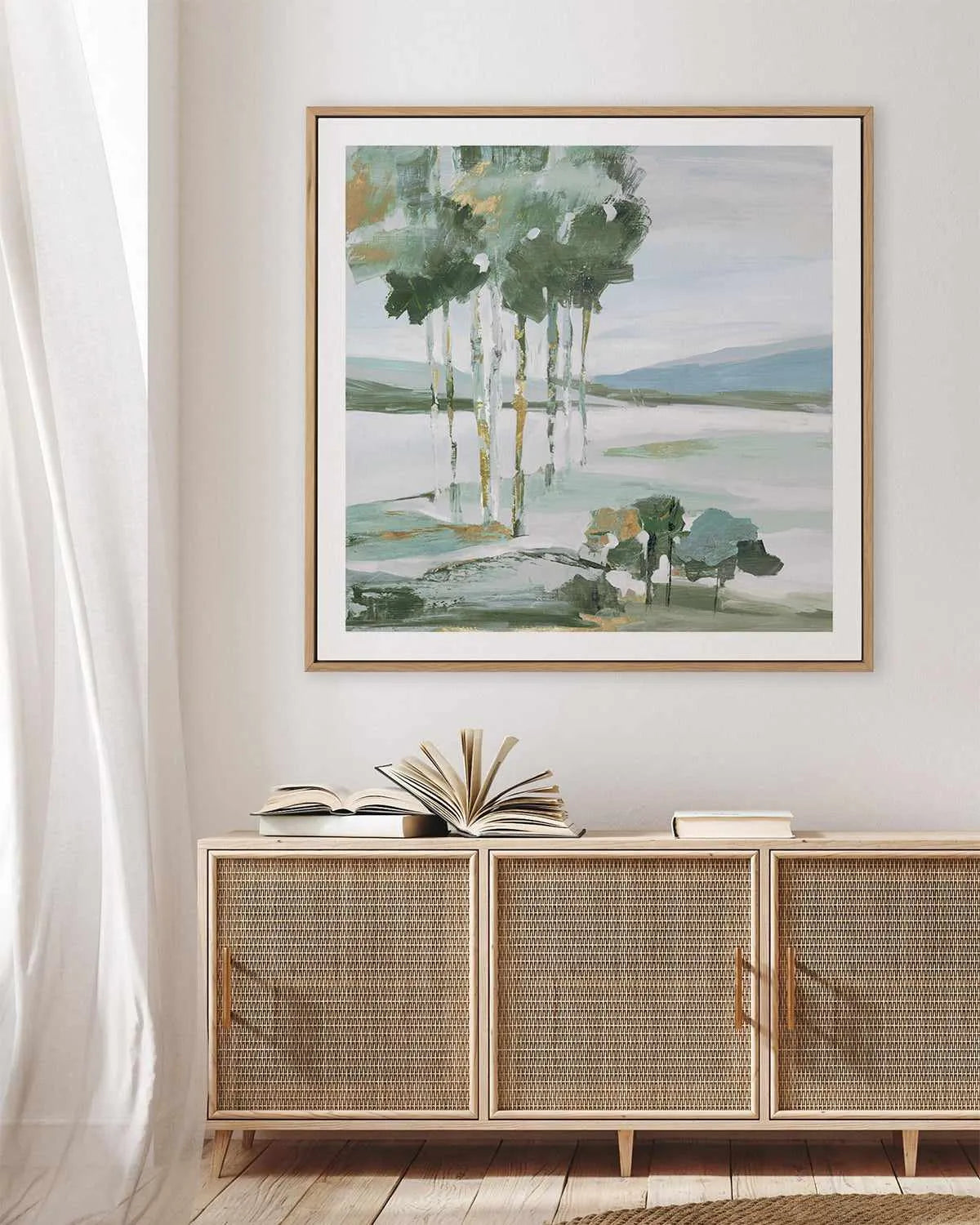 Serene Blue II Art Print from Olive et Oriel where you can shop wallpaper and artworks online