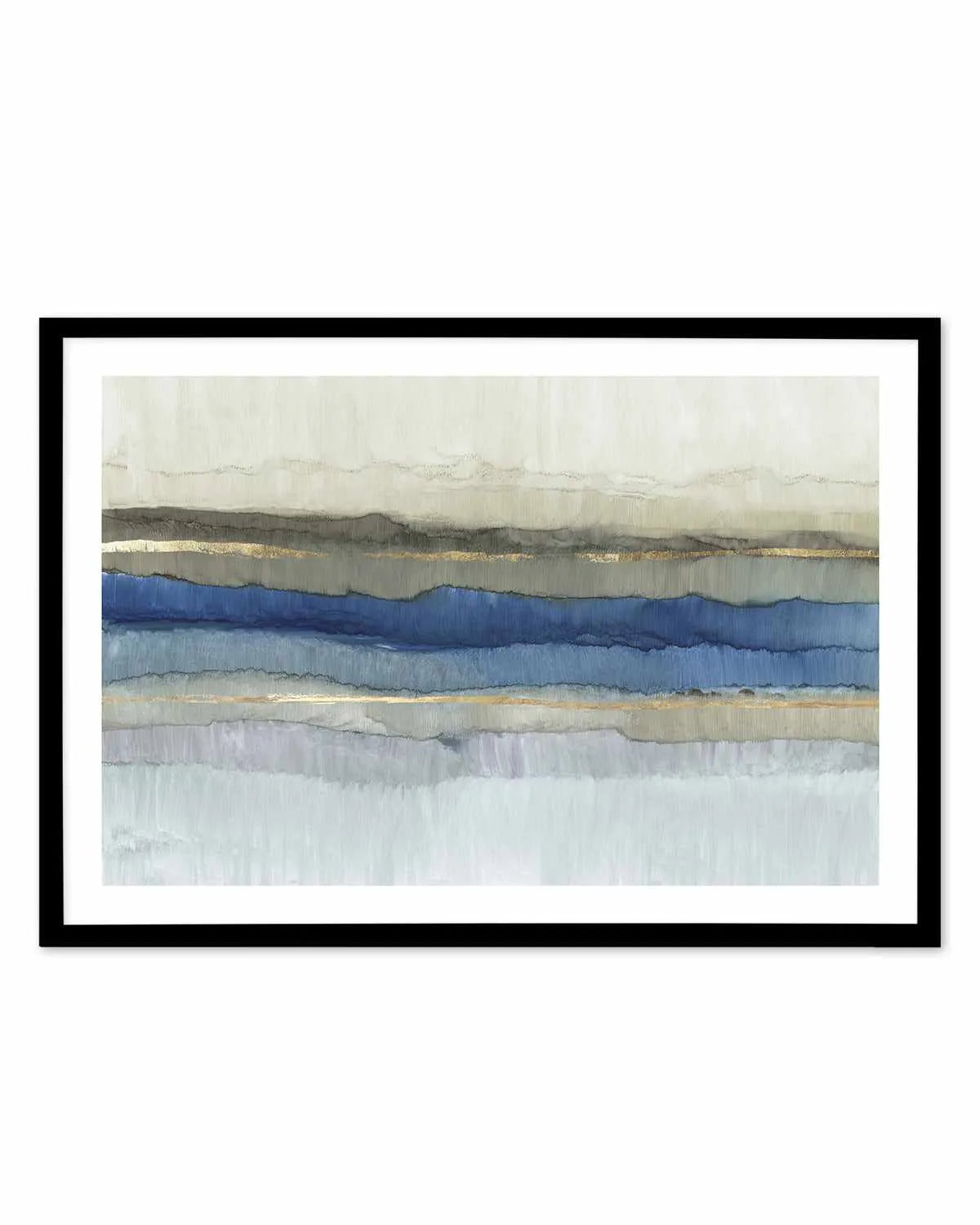 Serene Blue Layers Art Print from Olive et Oriel where you can shop wallpaper and artworks online