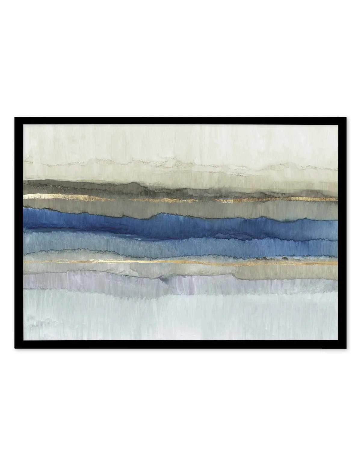 Serene Blue Layers Art Print from Olive et Oriel where you can shop wallpaper and artworks online