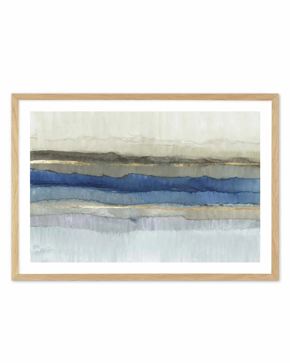 Serene Blue Layers Art Print from Olive et Oriel where you can shop wallpaper and artworks online