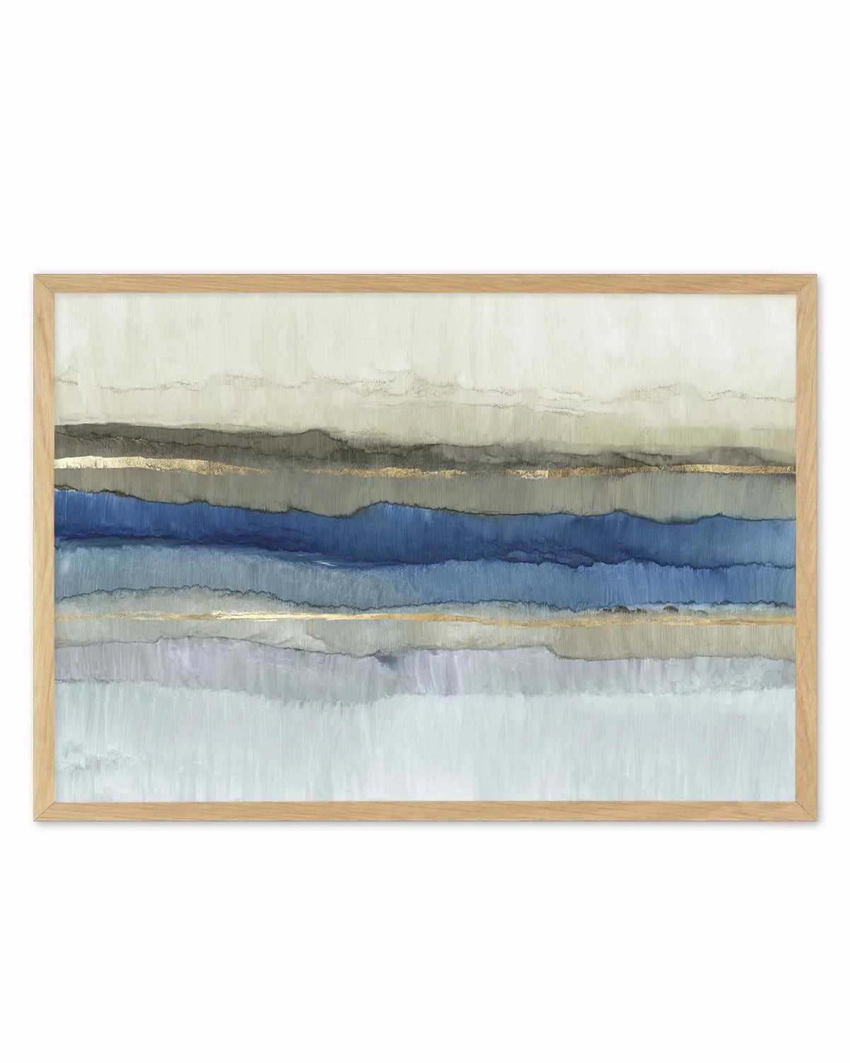 Serene Blue Layers Art Print from Olive et Oriel where you can shop wallpaper and artworks online