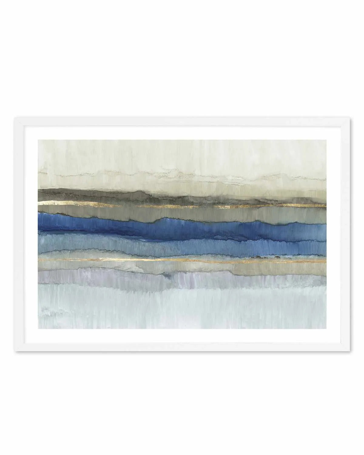 Serene Blue Layers Art Print from Olive et Oriel where you can shop wallpaper and artworks online
