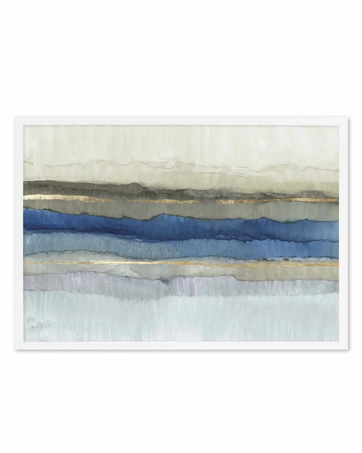Serene Blue Layers Art Print from Olive et Oriel where you can shop wallpaper and artworks online