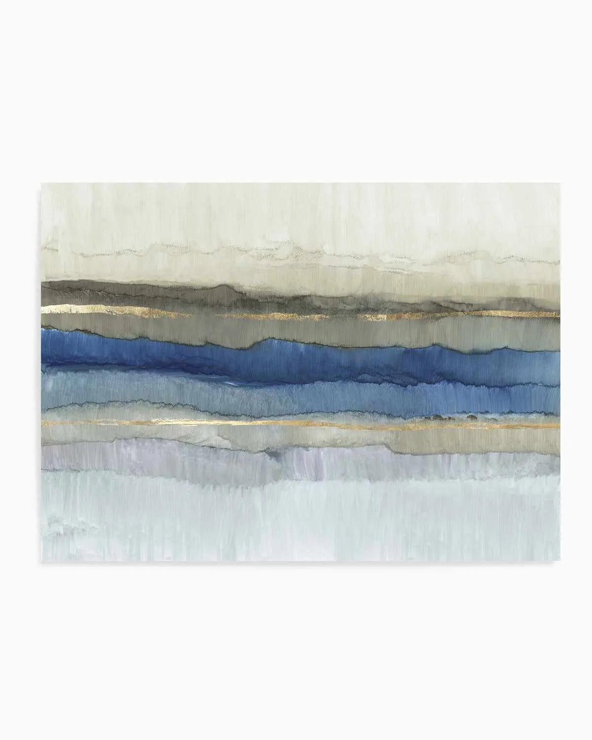 Serene Blue Layers Art Print from Olive et Oriel where you can shop wallpaper and artworks online