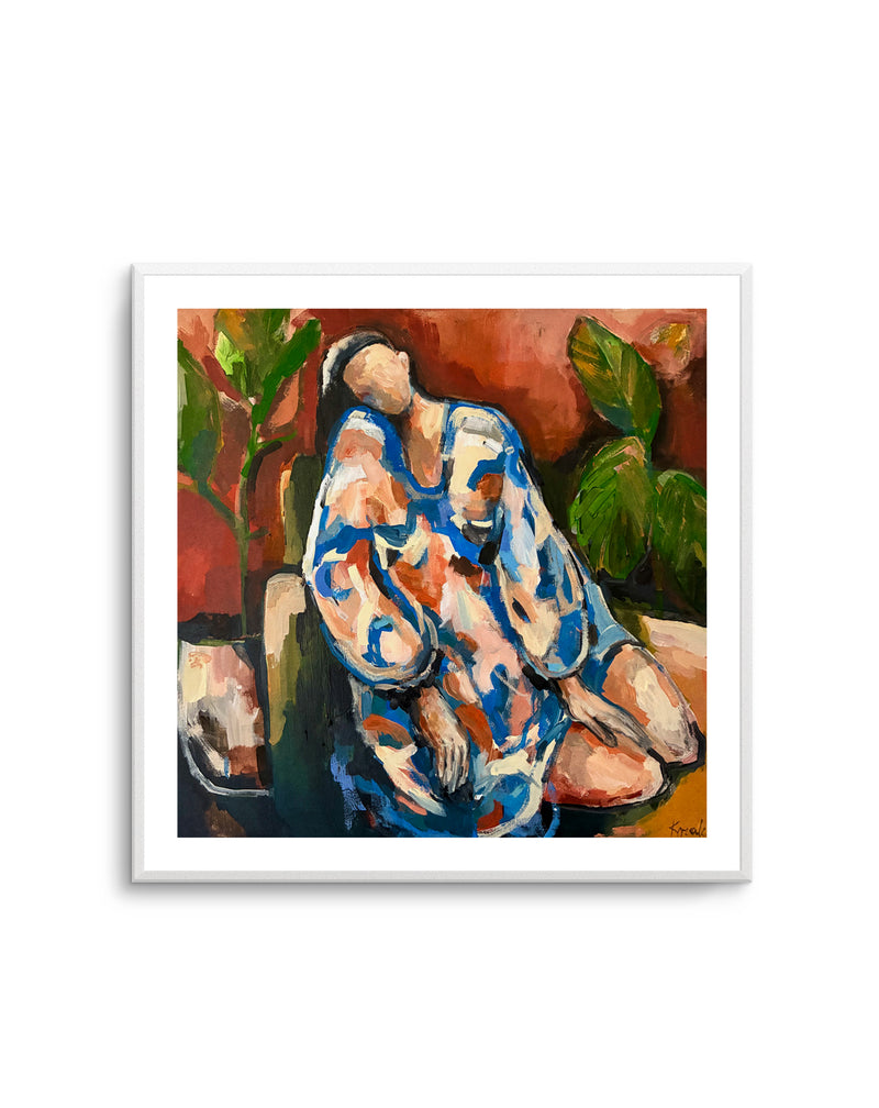 Serene Figure Indoors by Magdalena Krzak | Art Print