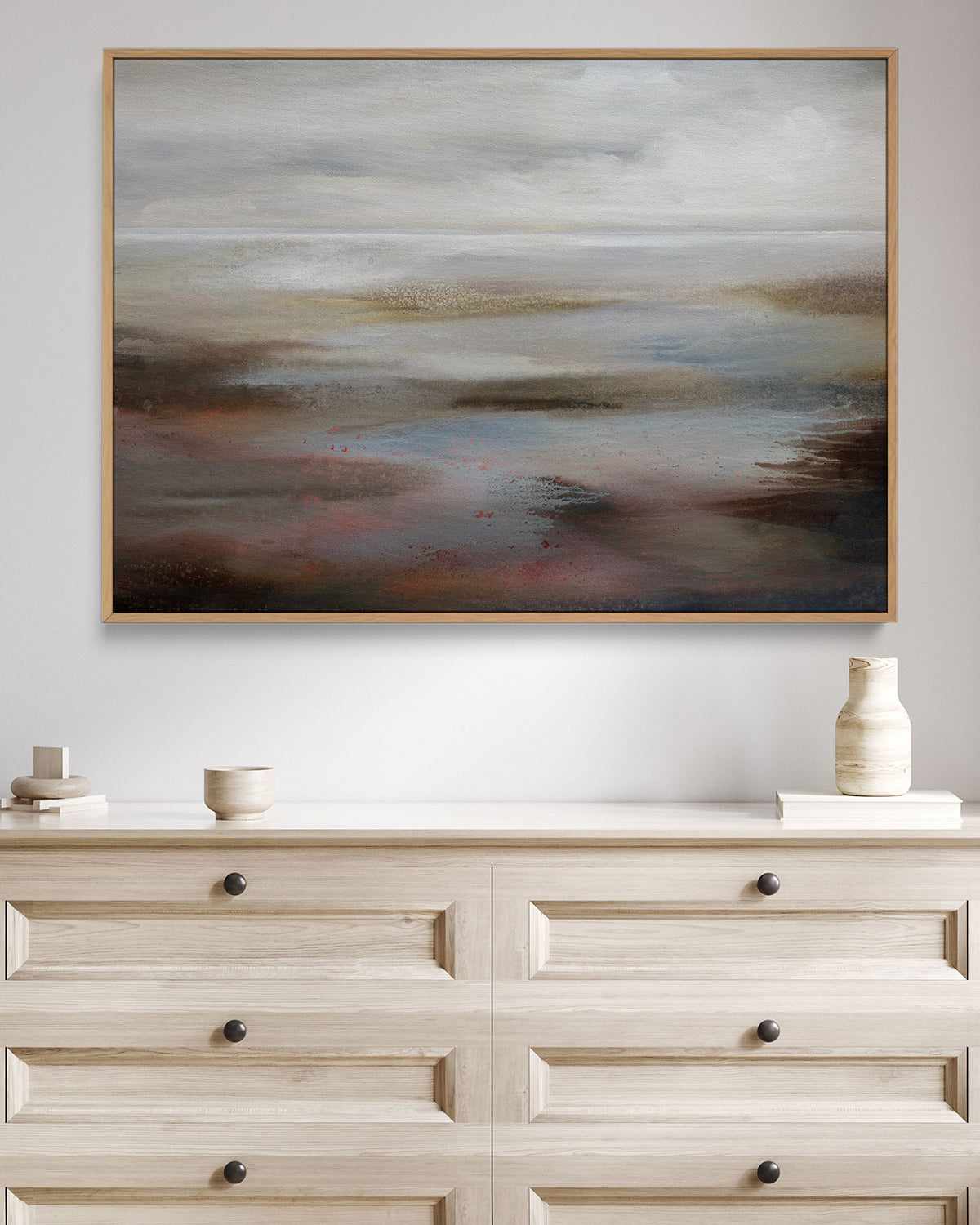 Serene Image by Karen Hale | Framed Canvas Art Print