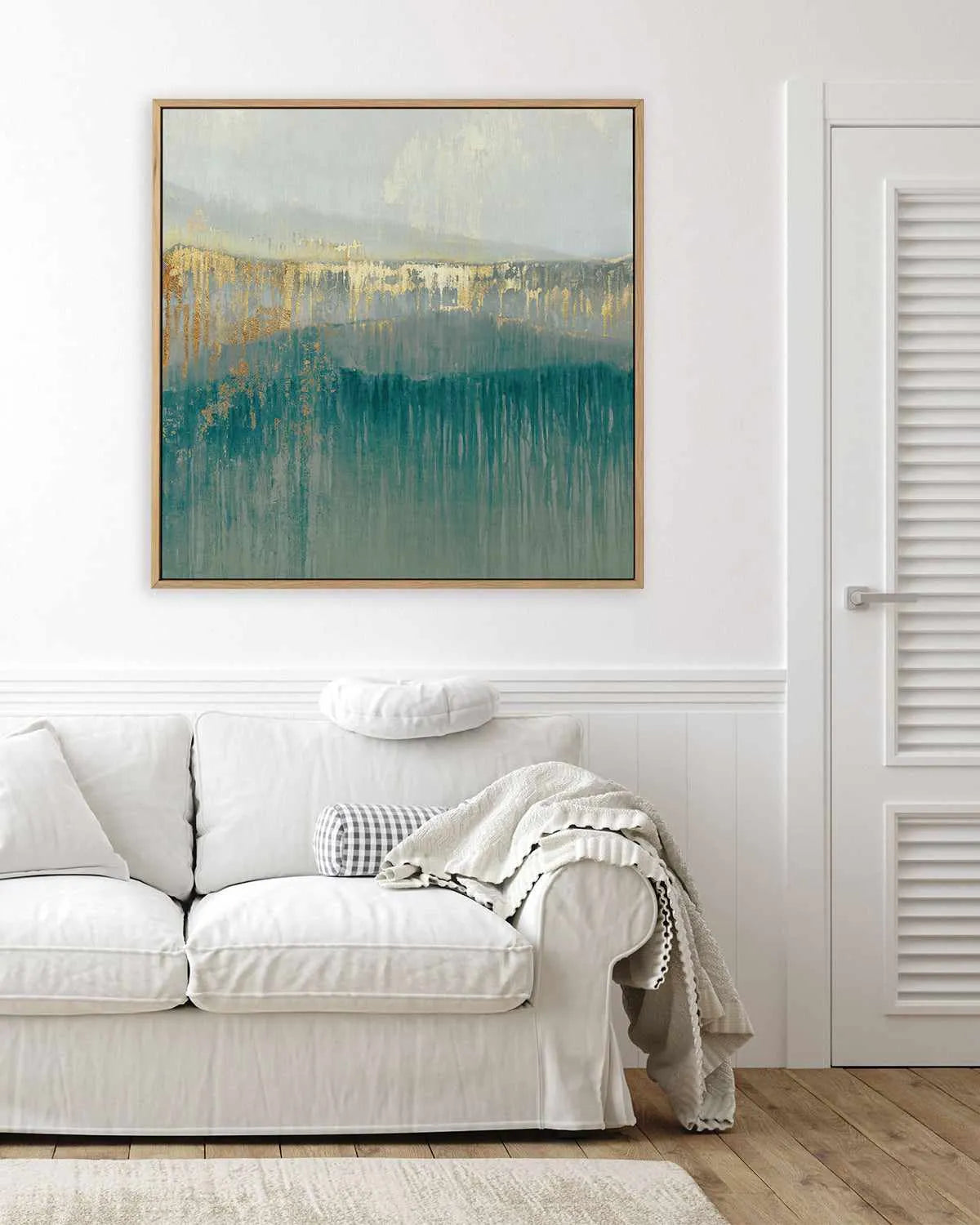 Serenity II | Framed Canvas Art Print from Olive et Oriel where you can shop wallpaper and artworks online
