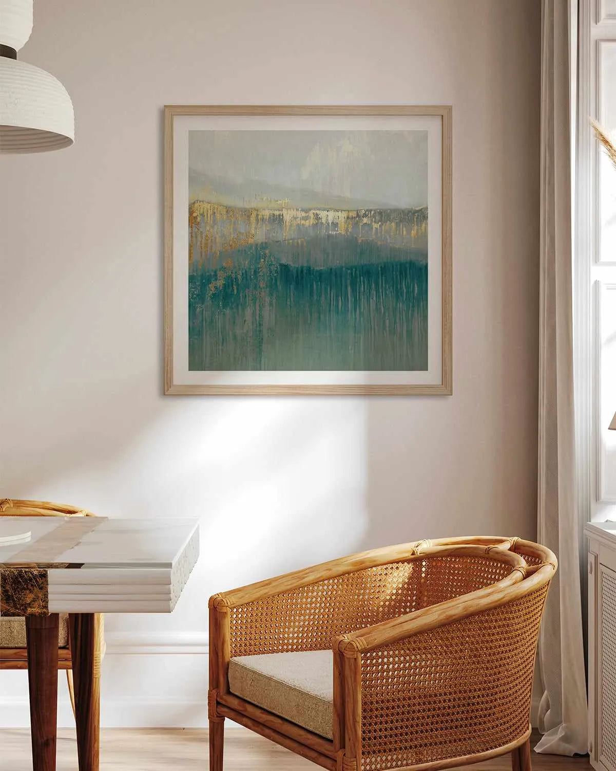 Serenity II Art Print from Olive et Oriel where you can shop wallpaper and artworks online