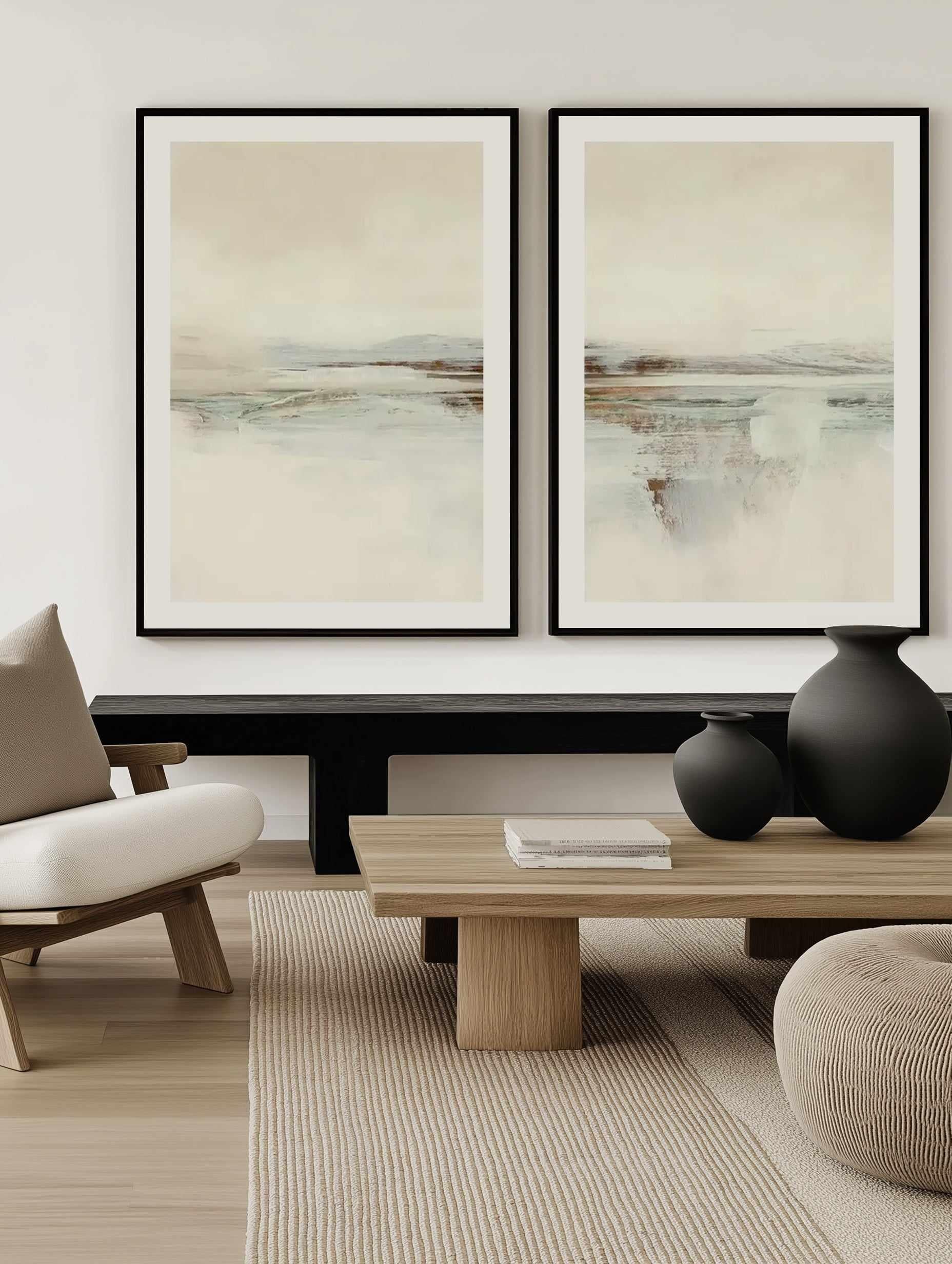 Set I & II Art Print Set of 2 | Matching Wall Art from Olive et Oriel where you can shop wallpaper and artworks online