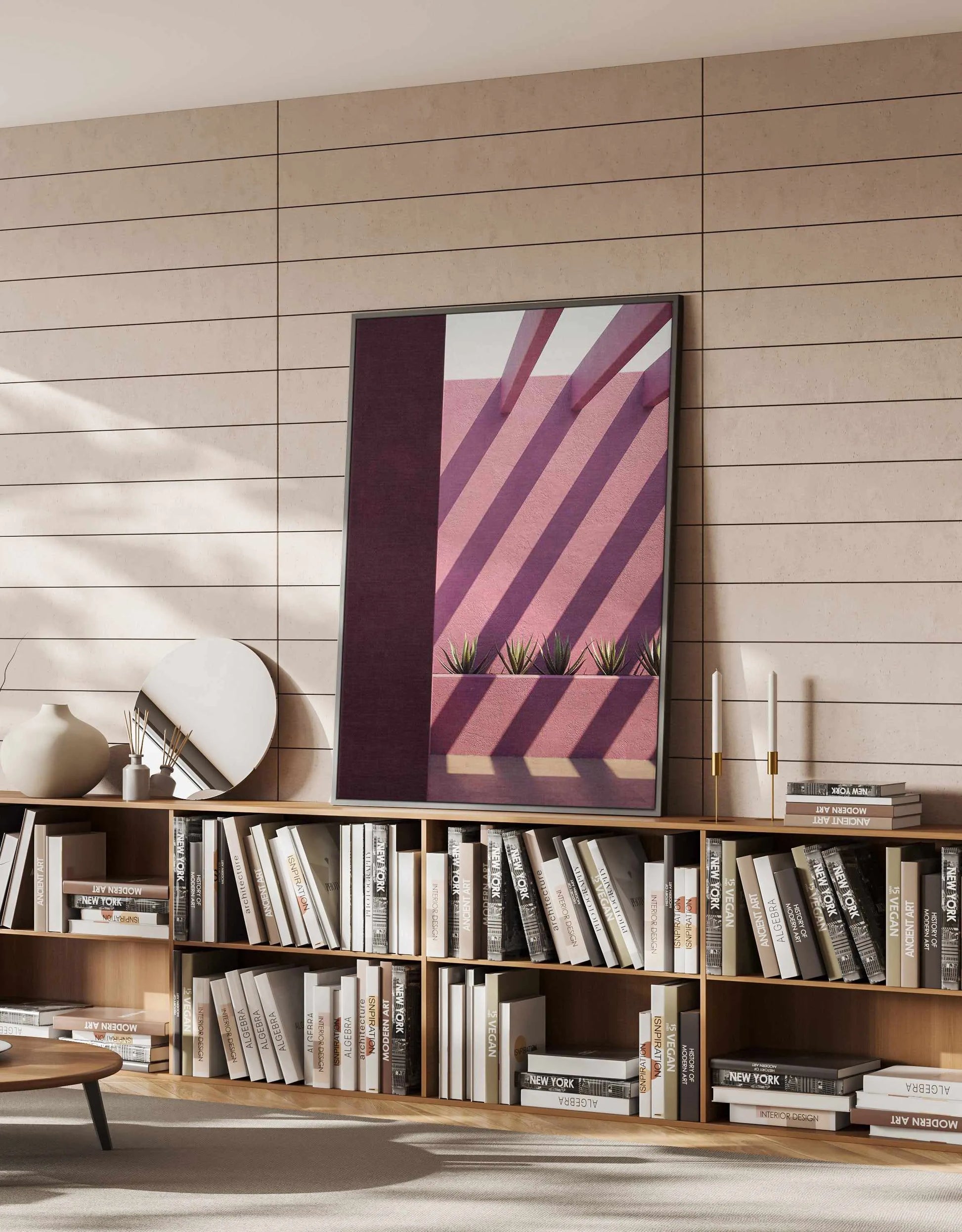 Shade II by Guachinarte | Framed Canvas Art Print from Olive et Oriel where you can shop wallpaper and artworks online