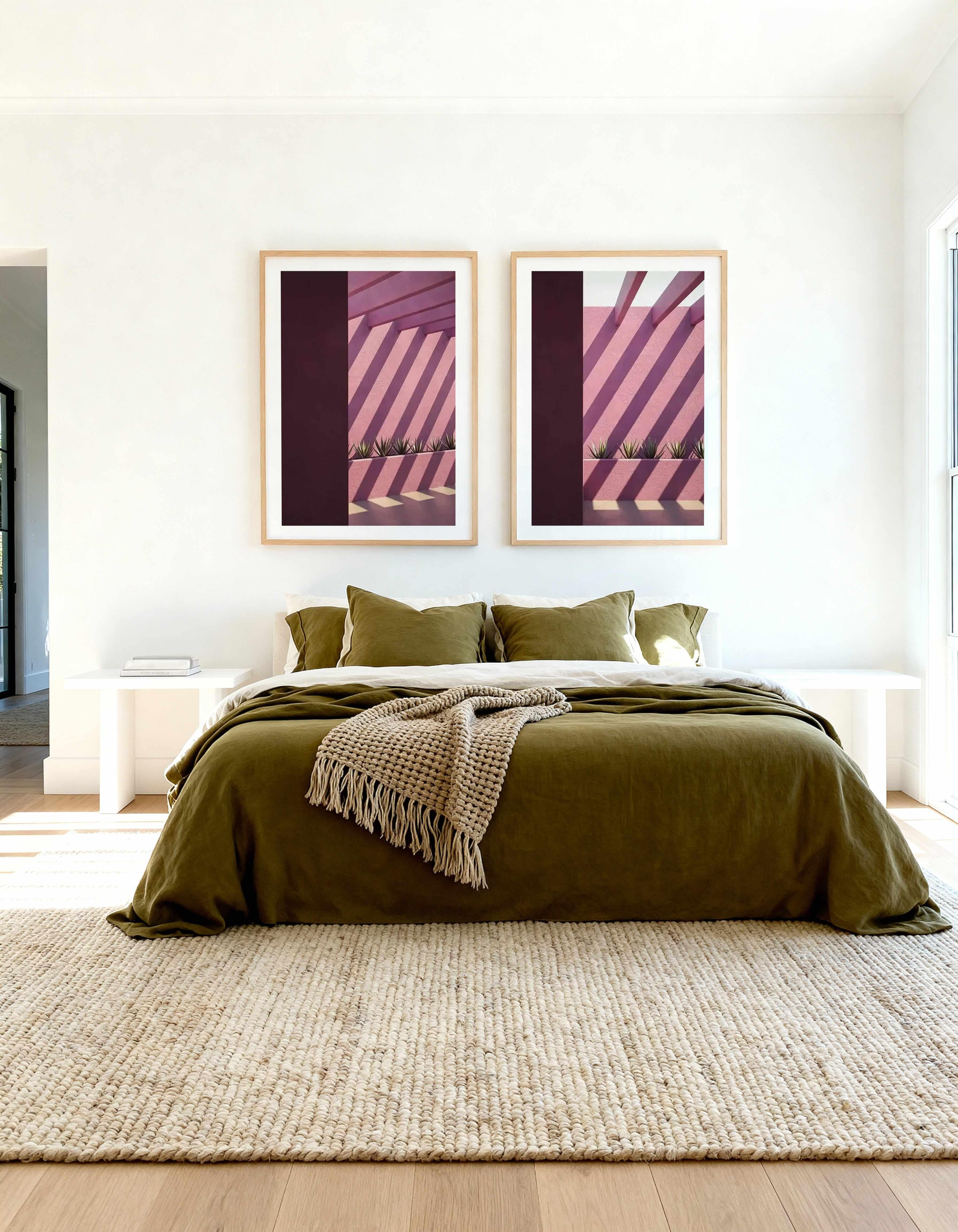 Shade I & II by Guachinarte Art Print Set of 2 | Matching Wall Art