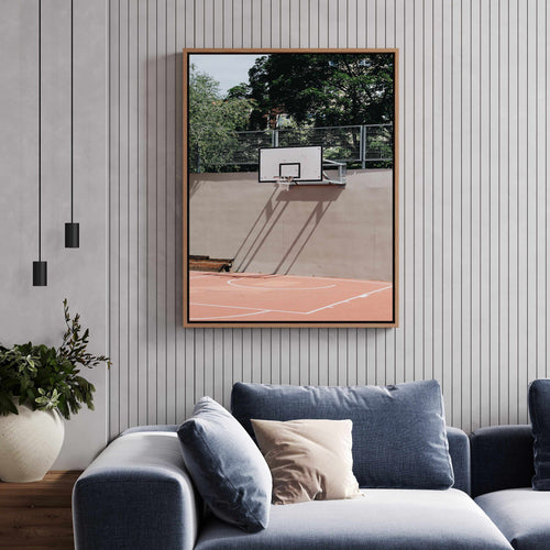 Shades By Cities of Basketball | Framed Canvas Art Print