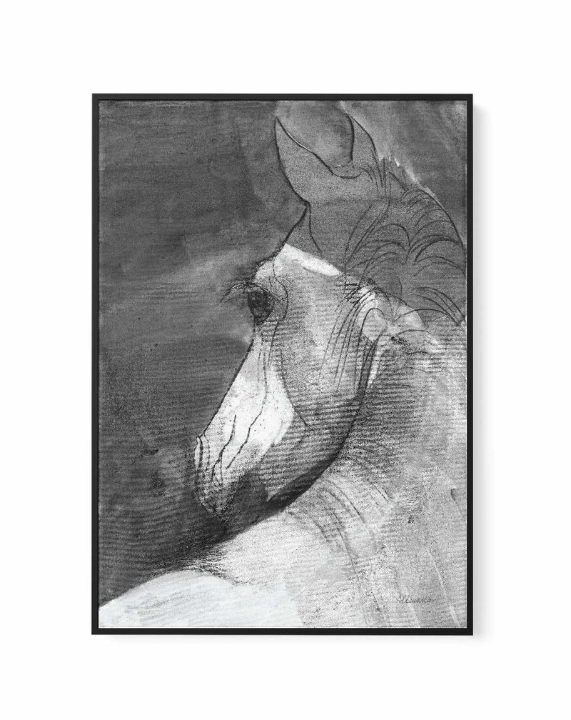 Shadow BW | Framed Canvas Art Print