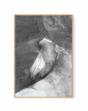 Shadow BW | Framed Canvas Art Print from Olive et Oriel where you can shop wallpaper and artworks online