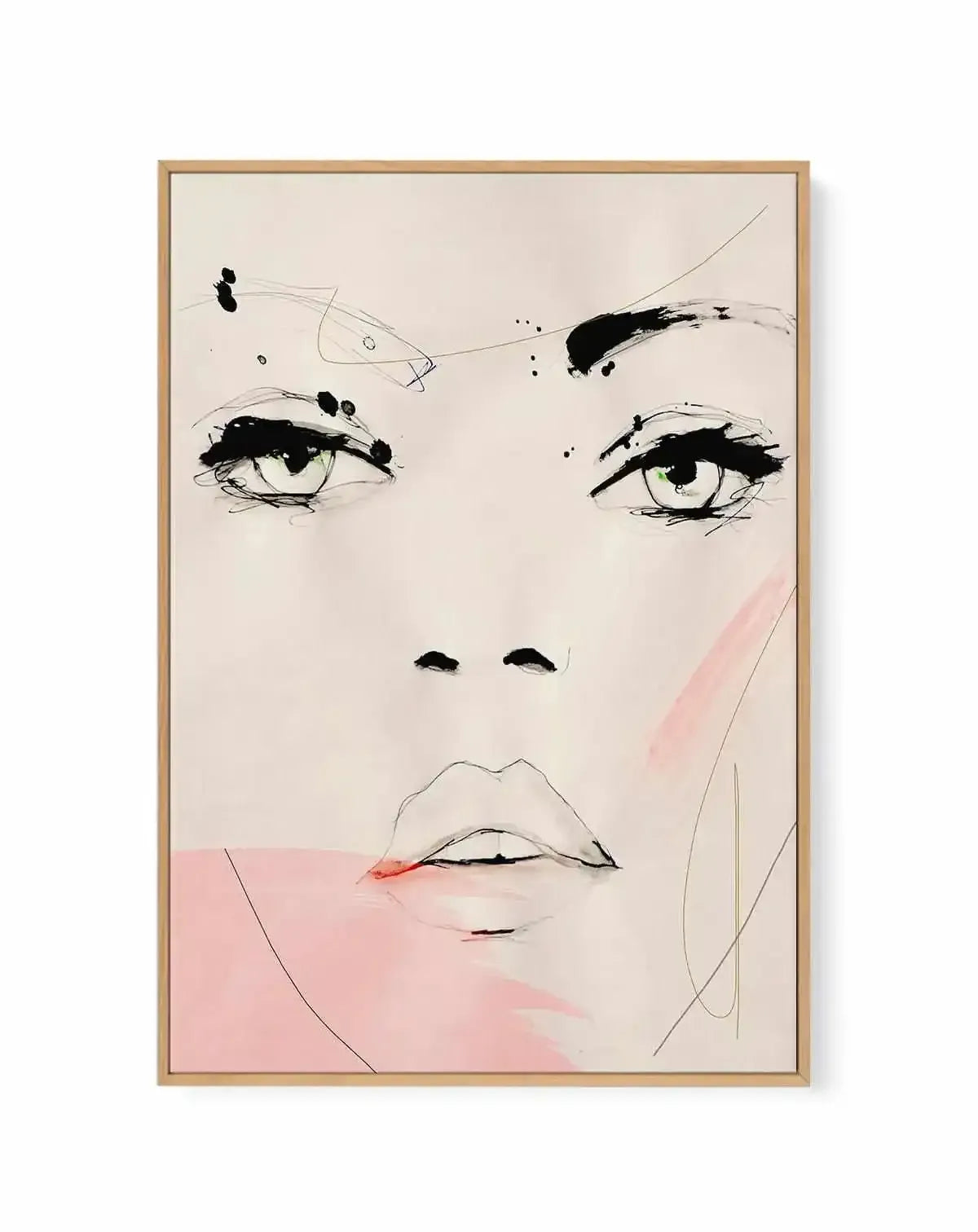 Shadow Opus by Leigh Viner | Framed Canvas Art Print from Olive et Oriel where you can shop wallpaper and artworks online