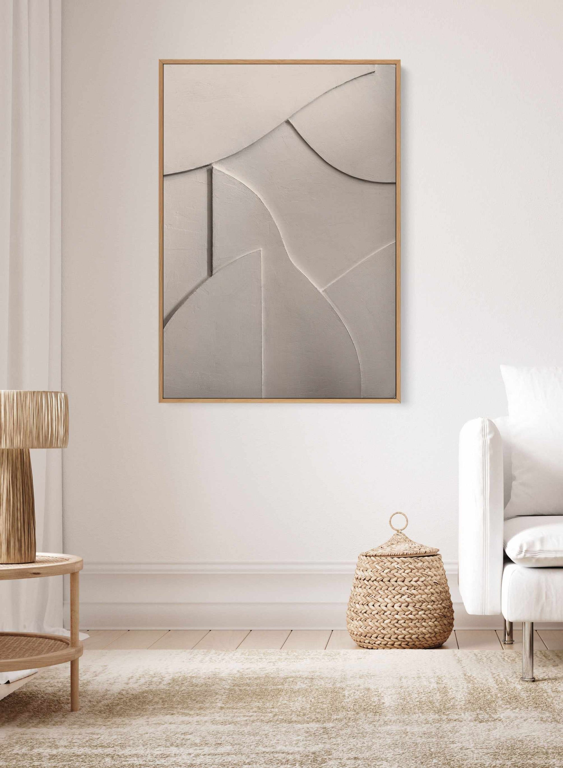 Shadow Play III By Mareike Bohmer | Framed Canvas Art Print from Olive et Oriel where you can shop wallpaper and artworks online
