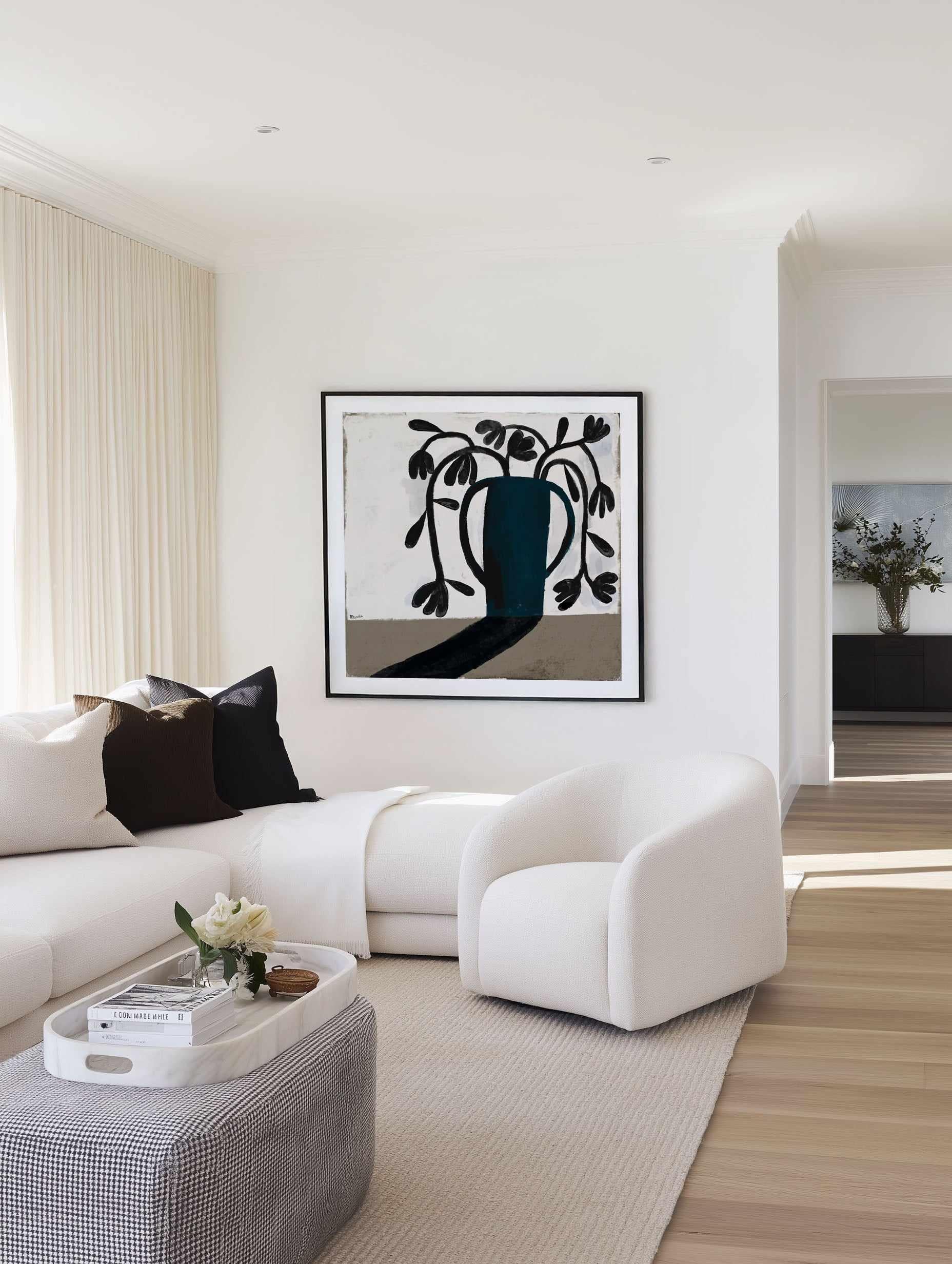 Shadow by Marco Marella | Art Print from Olive et Oriel where you can shop wallpaper and artworks online