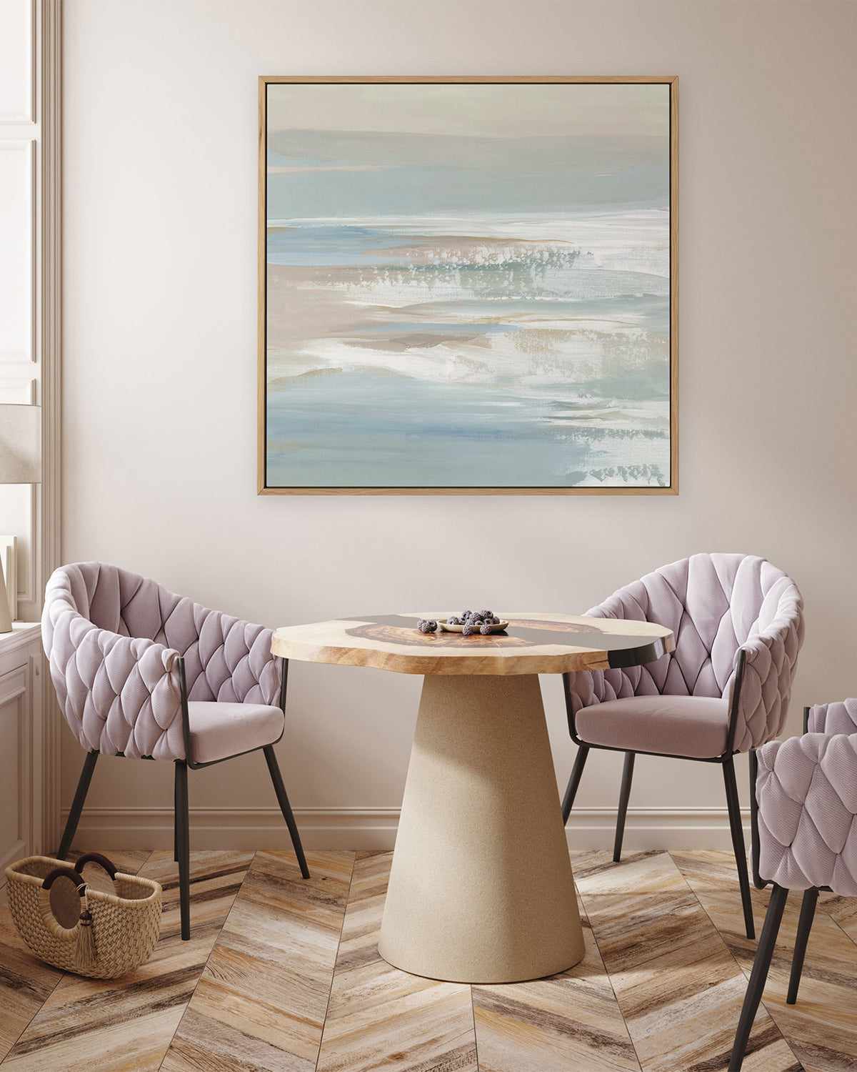 Shadows of the Sea II | Framed Canvas Art Print