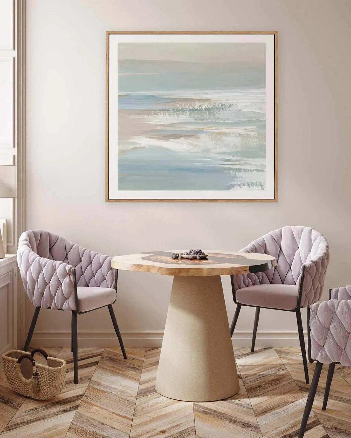 Shadows of the Sea II Art Print from Olive et Oriel where you can shop wallpaper and artworks online