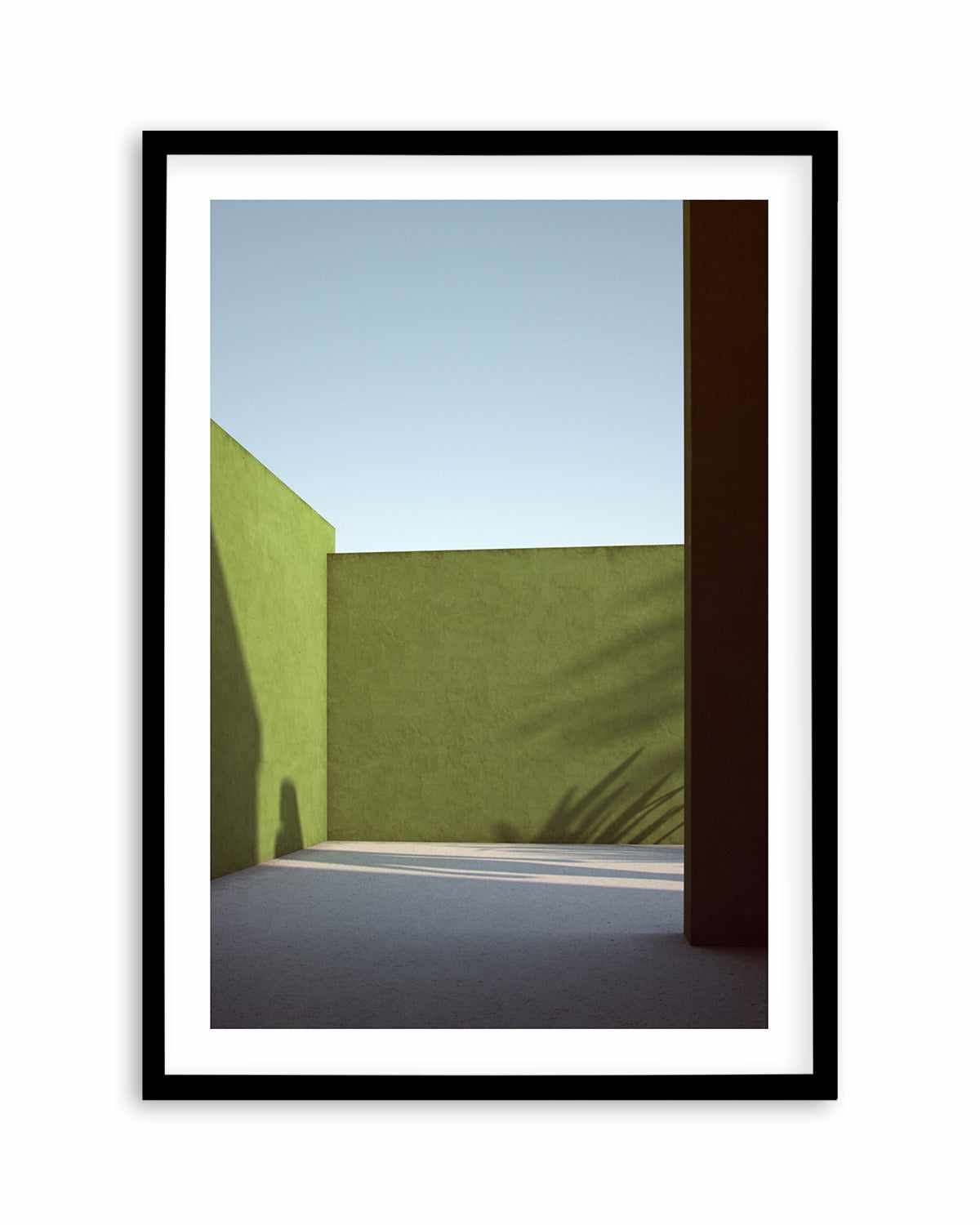 Shadows on Green by Guachinarte Art Print