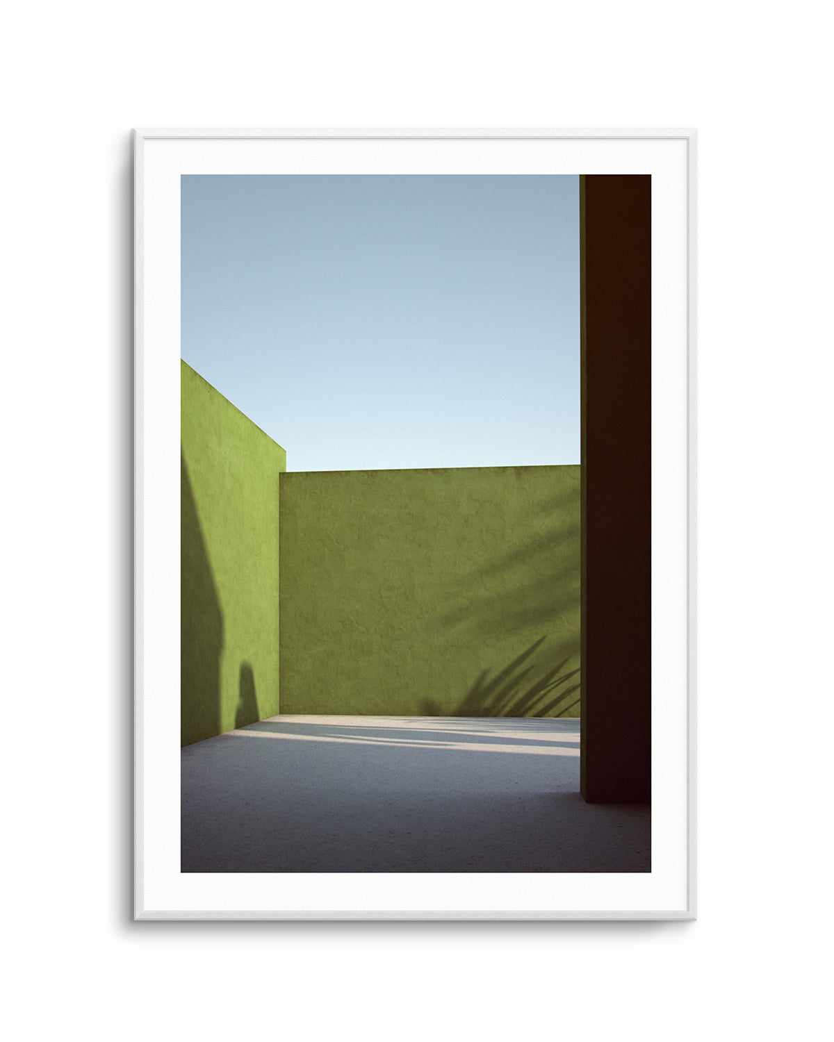 Shadows on Green by Guachinarte Art Print